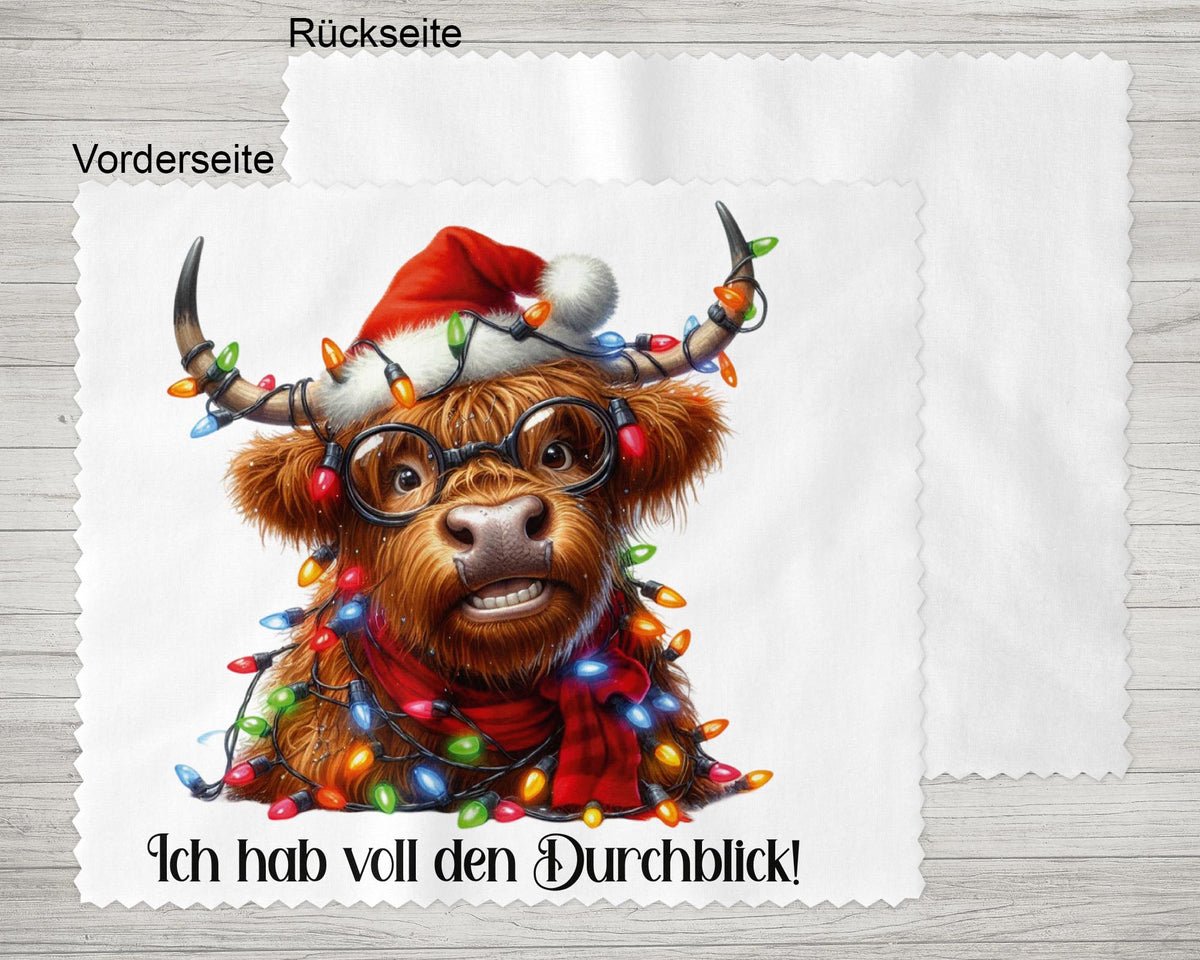 Brillenputztuch - Objektivtuch Ich hab voll den Durchblick