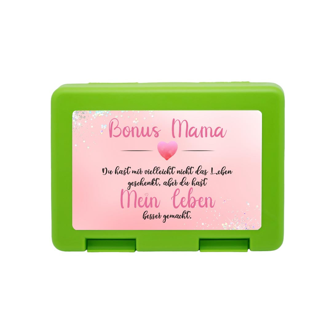 Brotdose "Bonus Mama" - Glitzer