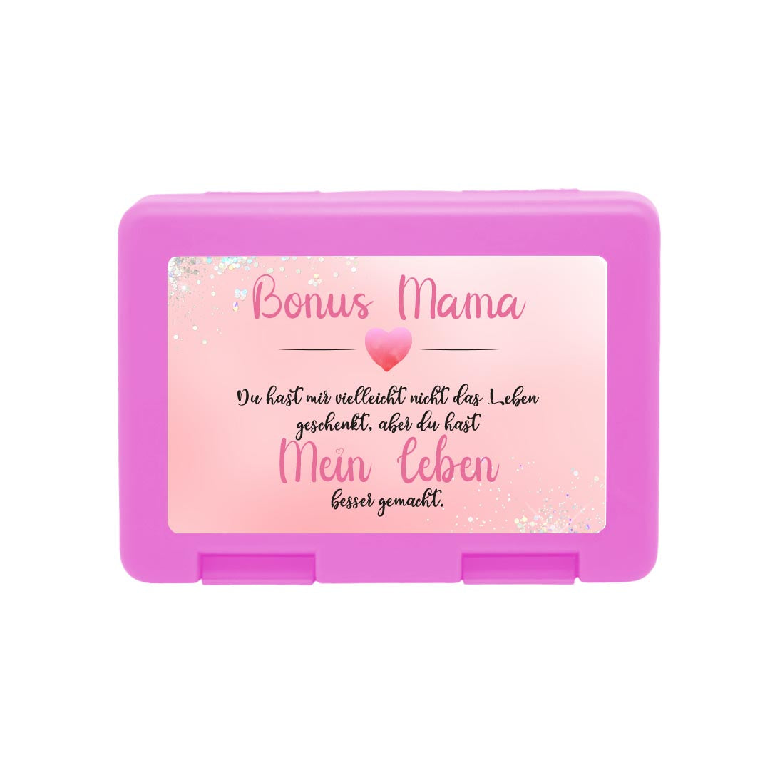 Brotdose "Bonus Mama" - Glitzer