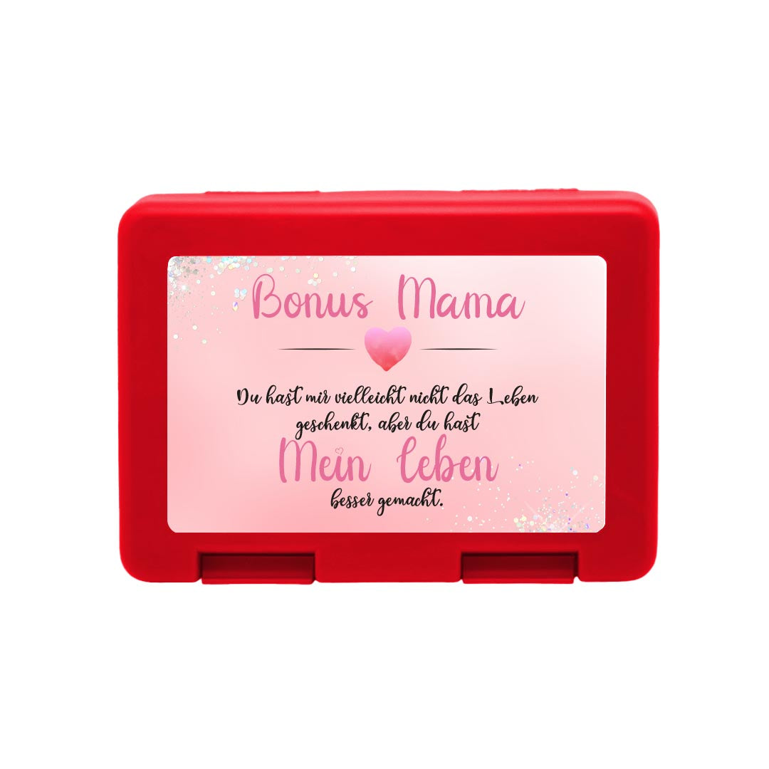 Brotdose "Bonus Mama" - Glitzer