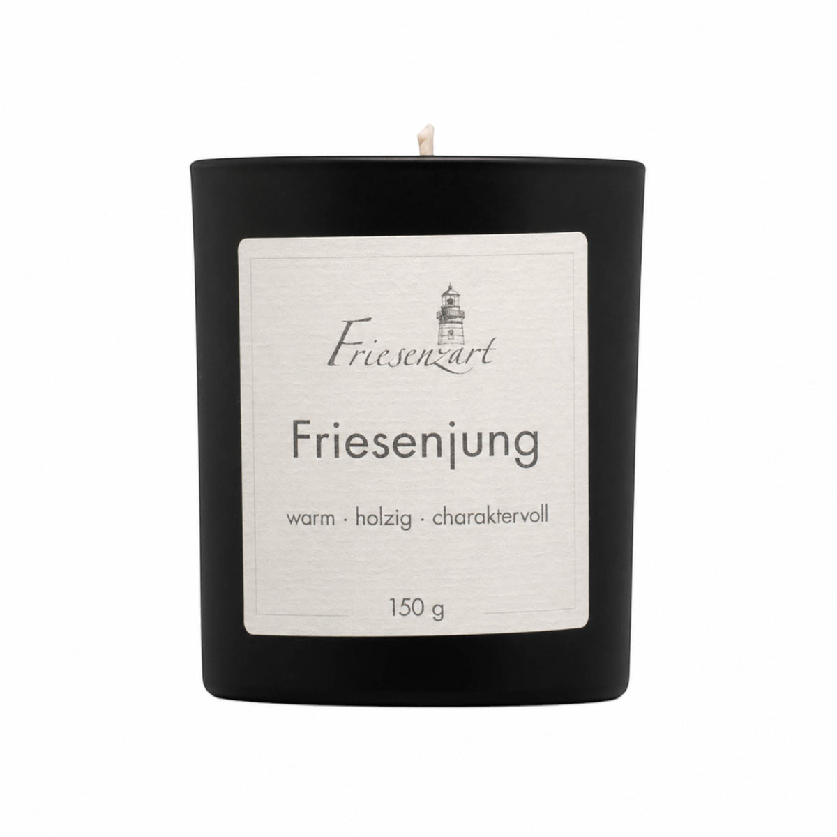 Duftkerze Friesenjung warm · holzig · charaktervoll