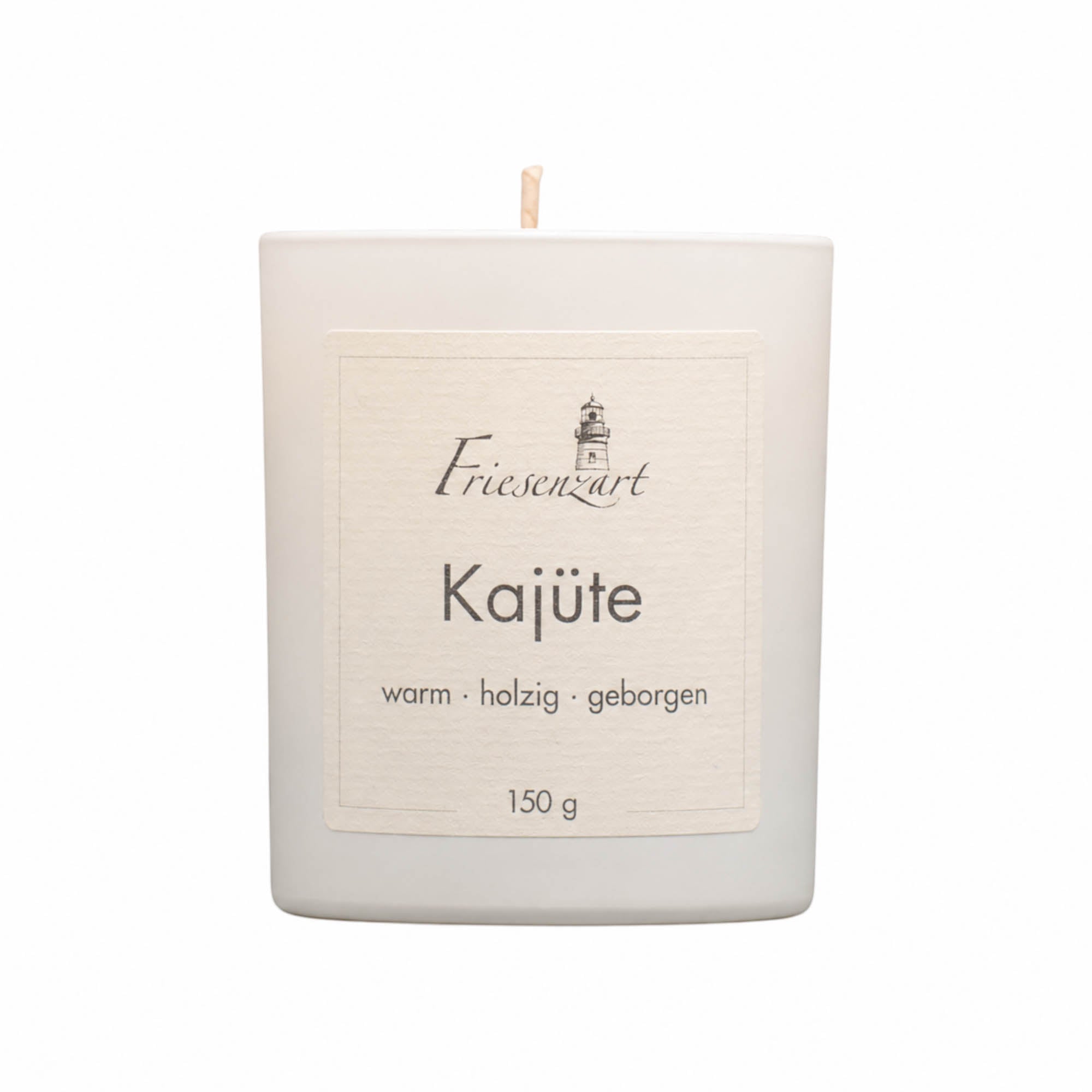 Duftkerze Kajüte warm · holzig · geborgen
