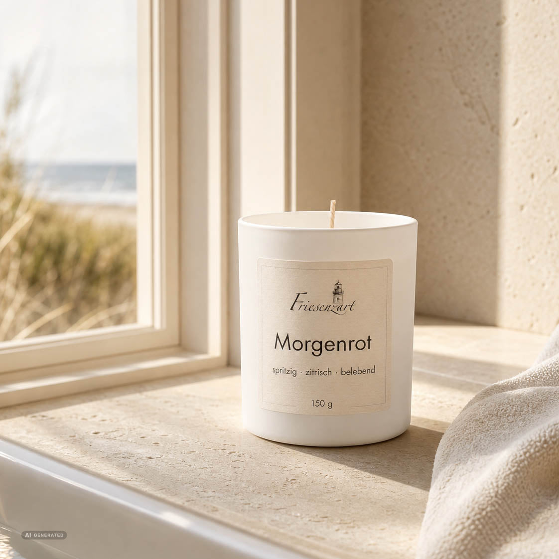 Duftkerze Morgenrot spritzig · zitrisch · belebend