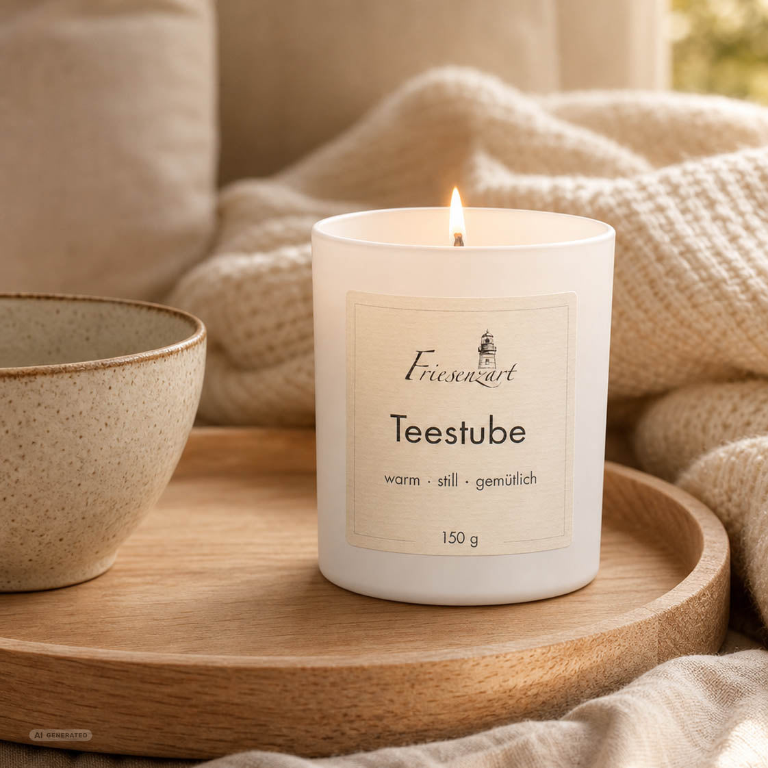 Duftkerze Teestube warm · still · gemütlich