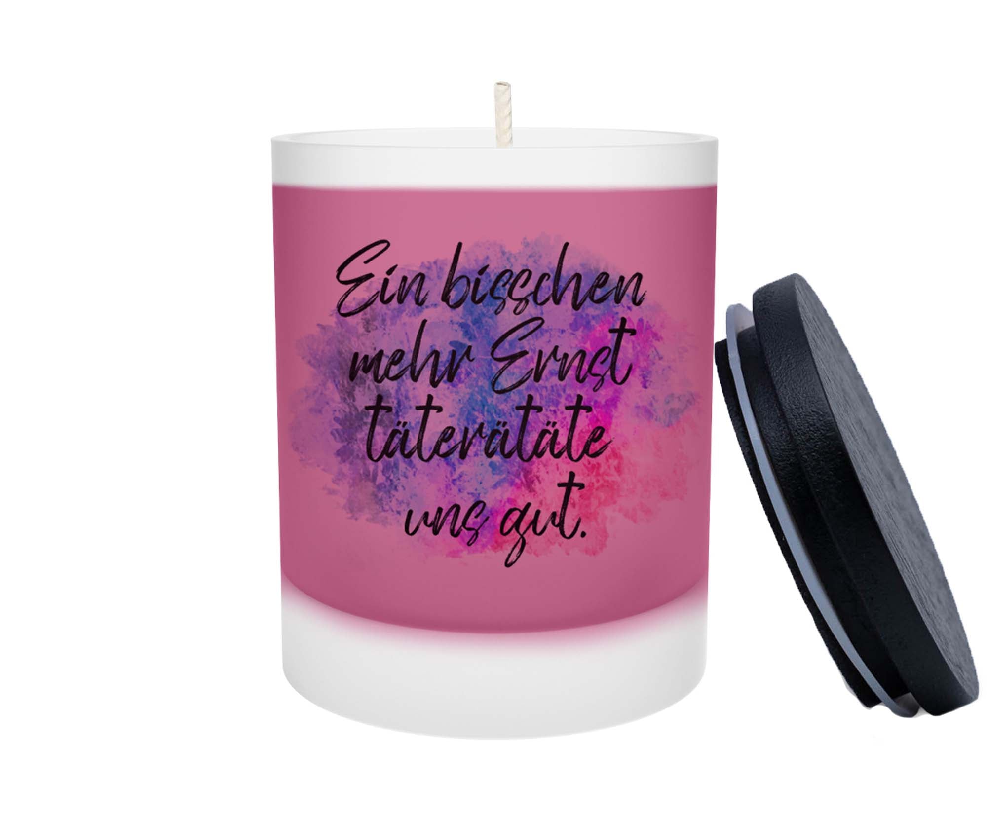 Duftkerze - Ein bisschen Ernst täterätäte uns gut