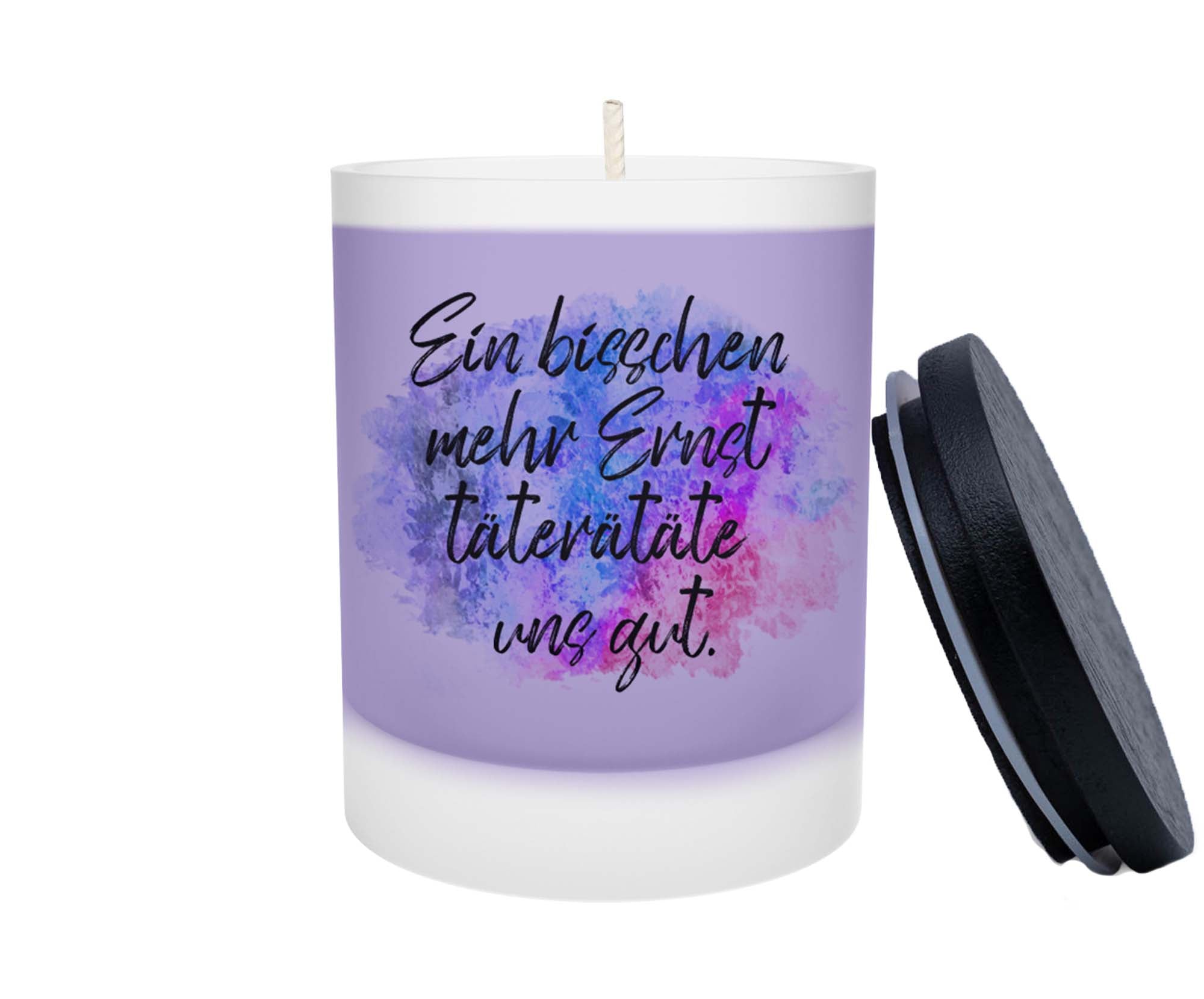 Duftkerze - Ein bisschen Ernst täterätäte uns gut