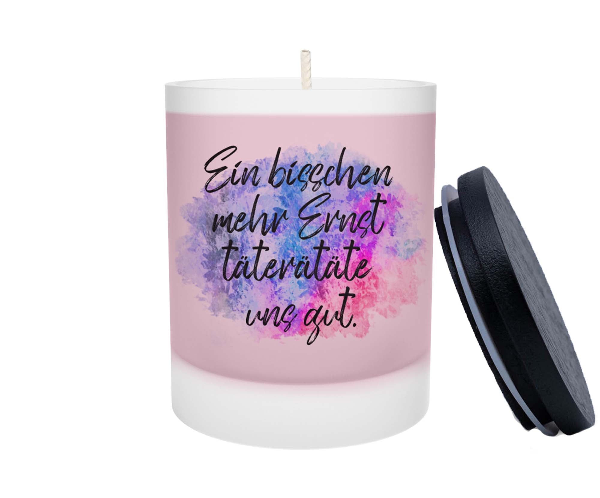 Duftkerze - Ein bisschen Ernst täterätäte uns gut