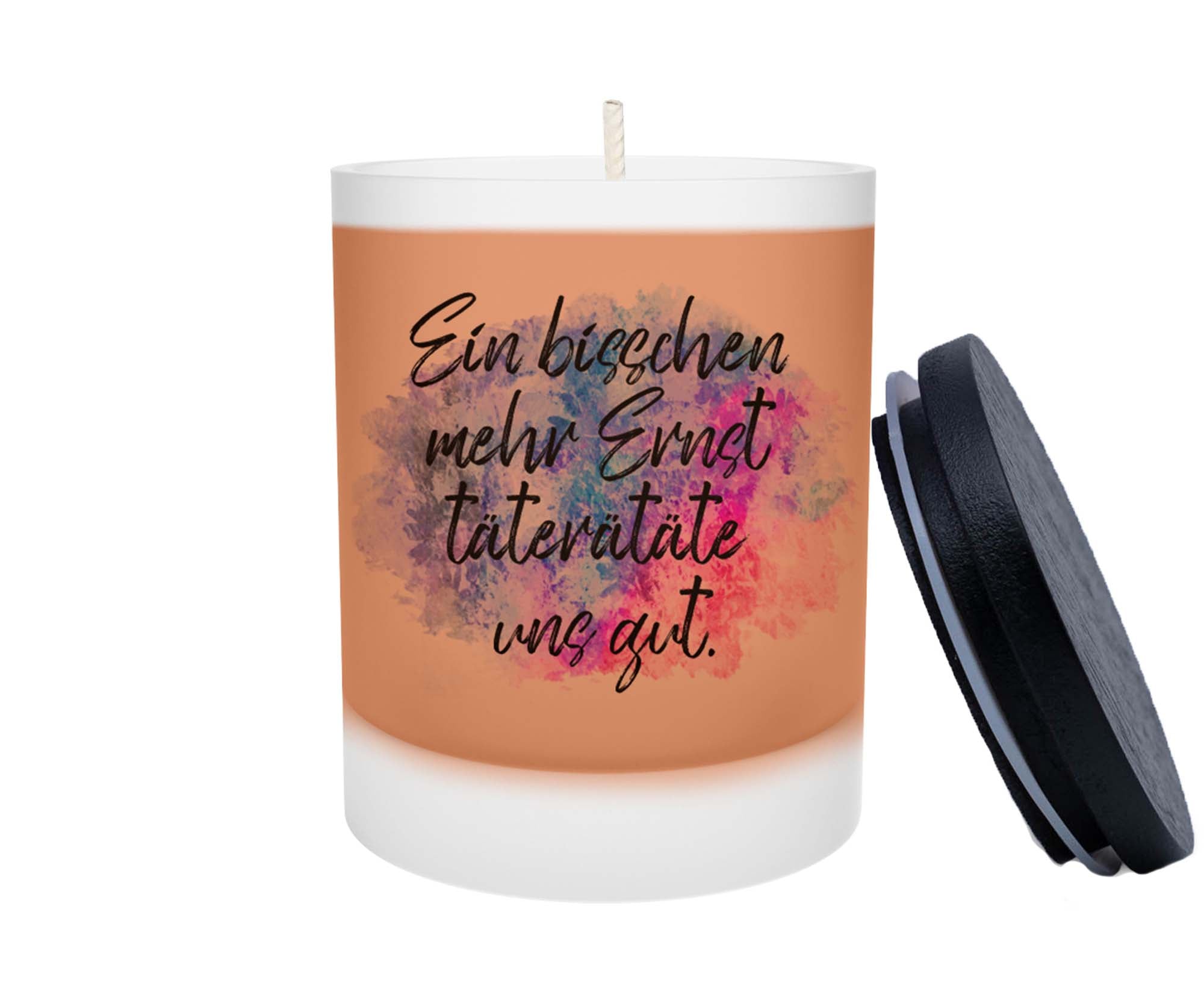 Duftkerze - Ein bisschen Ernst täterätäte uns gut