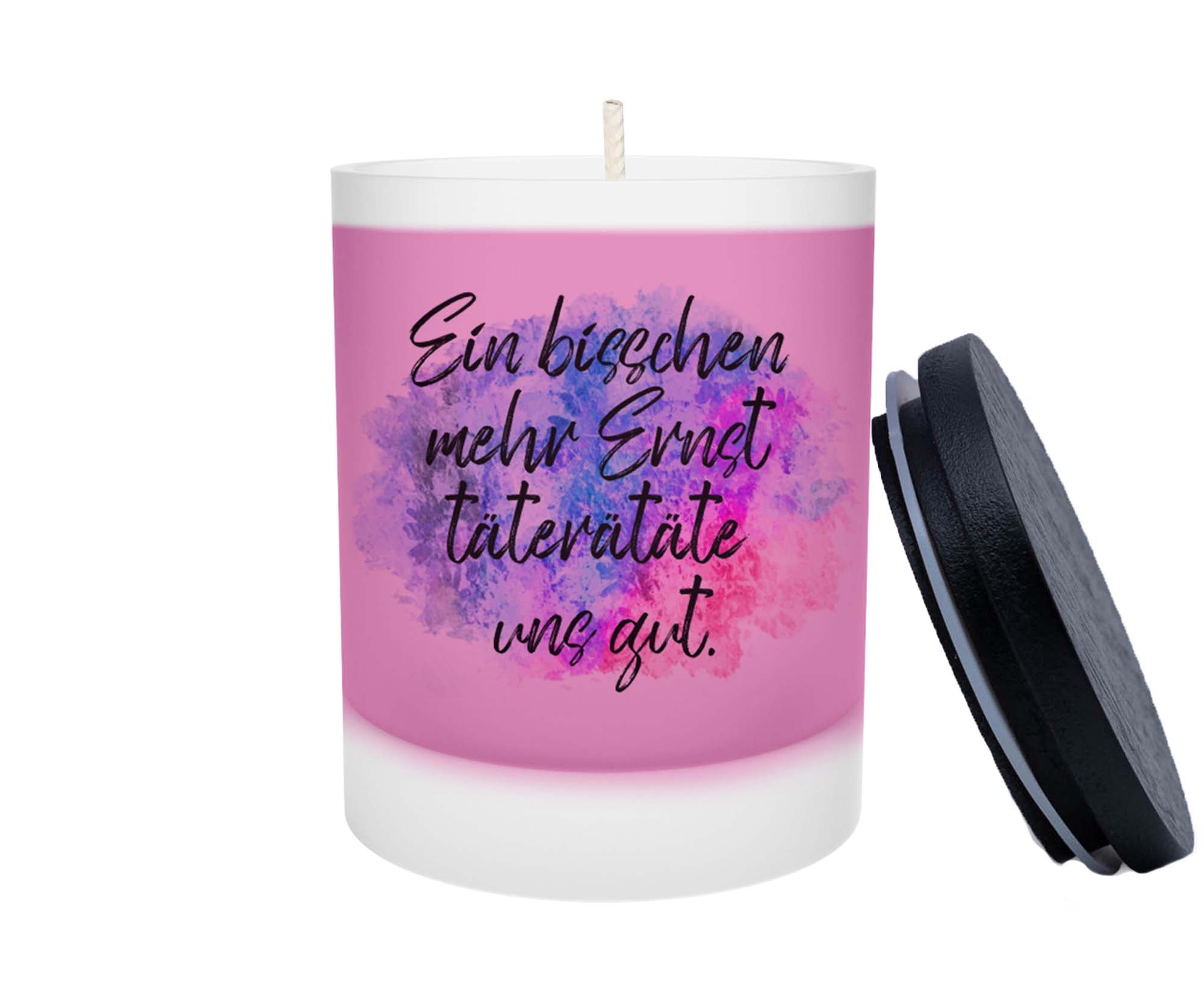 Duftkerze - Ein bisschen Ernst täterätäte uns gut