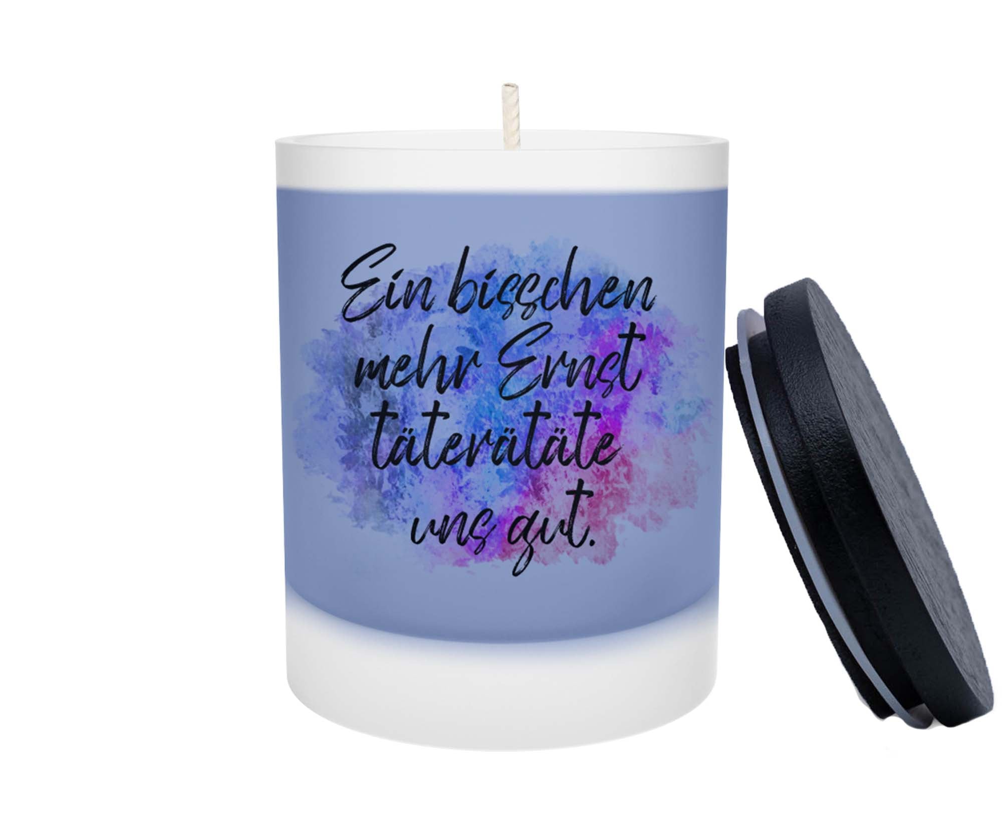 Duftkerze - Ein bisschen Ernst täterätäte uns gut