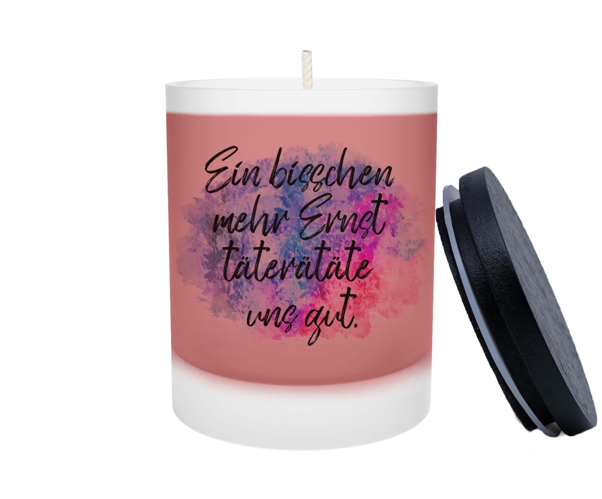 Duftkerze - Ein bisschen Ernst täterätäte uns gut