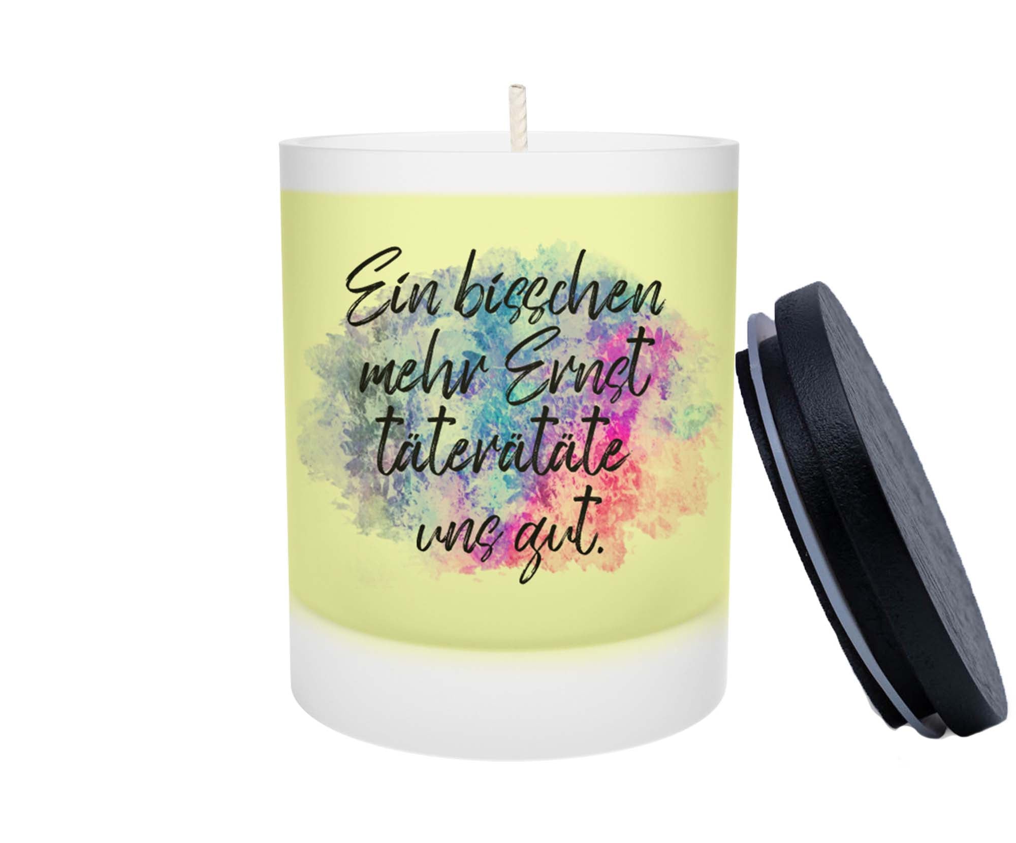Duftkerze - Ein bisschen Ernst täterätäte uns gut