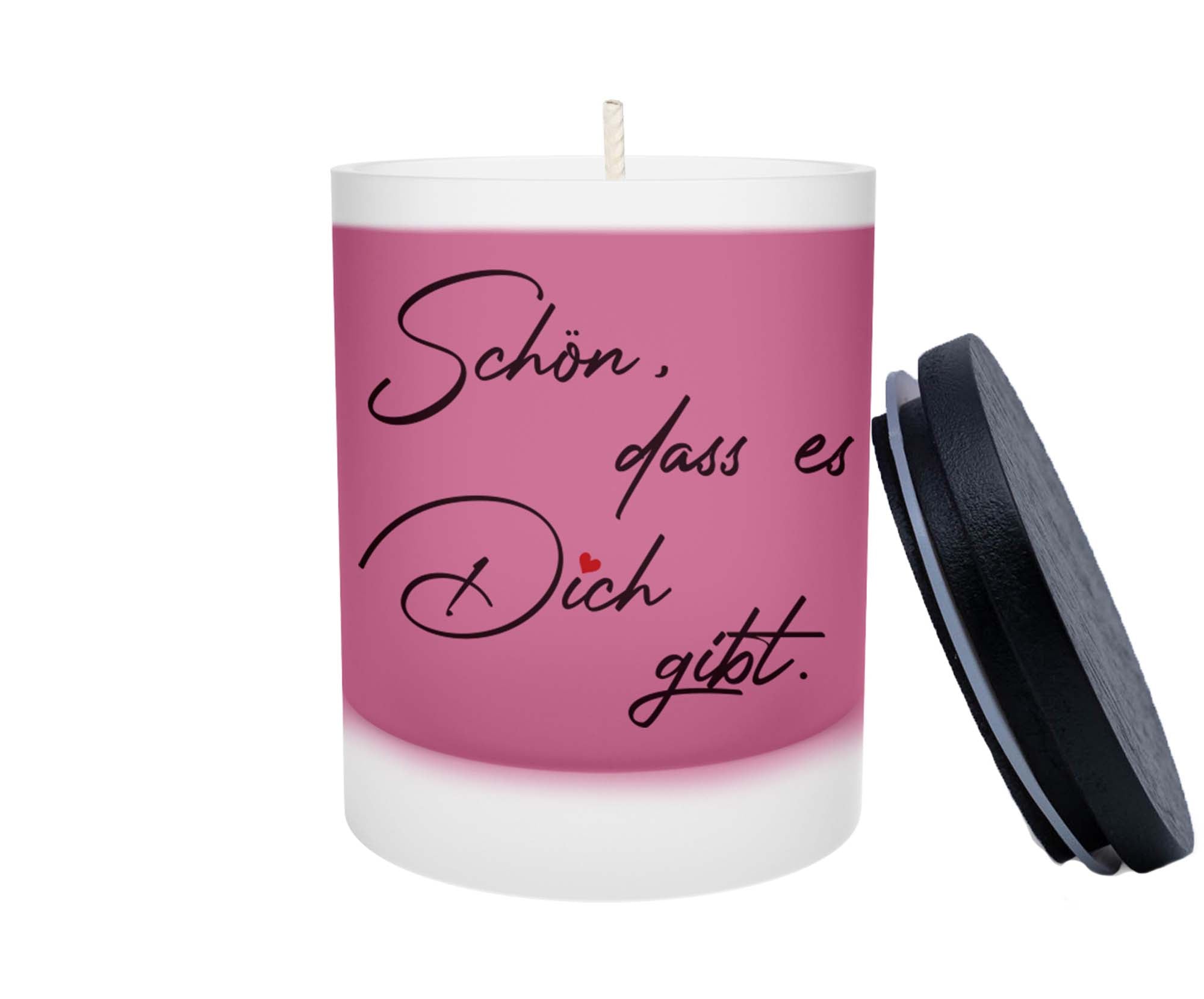 Duftkerze - Schön dass es Dich gibt