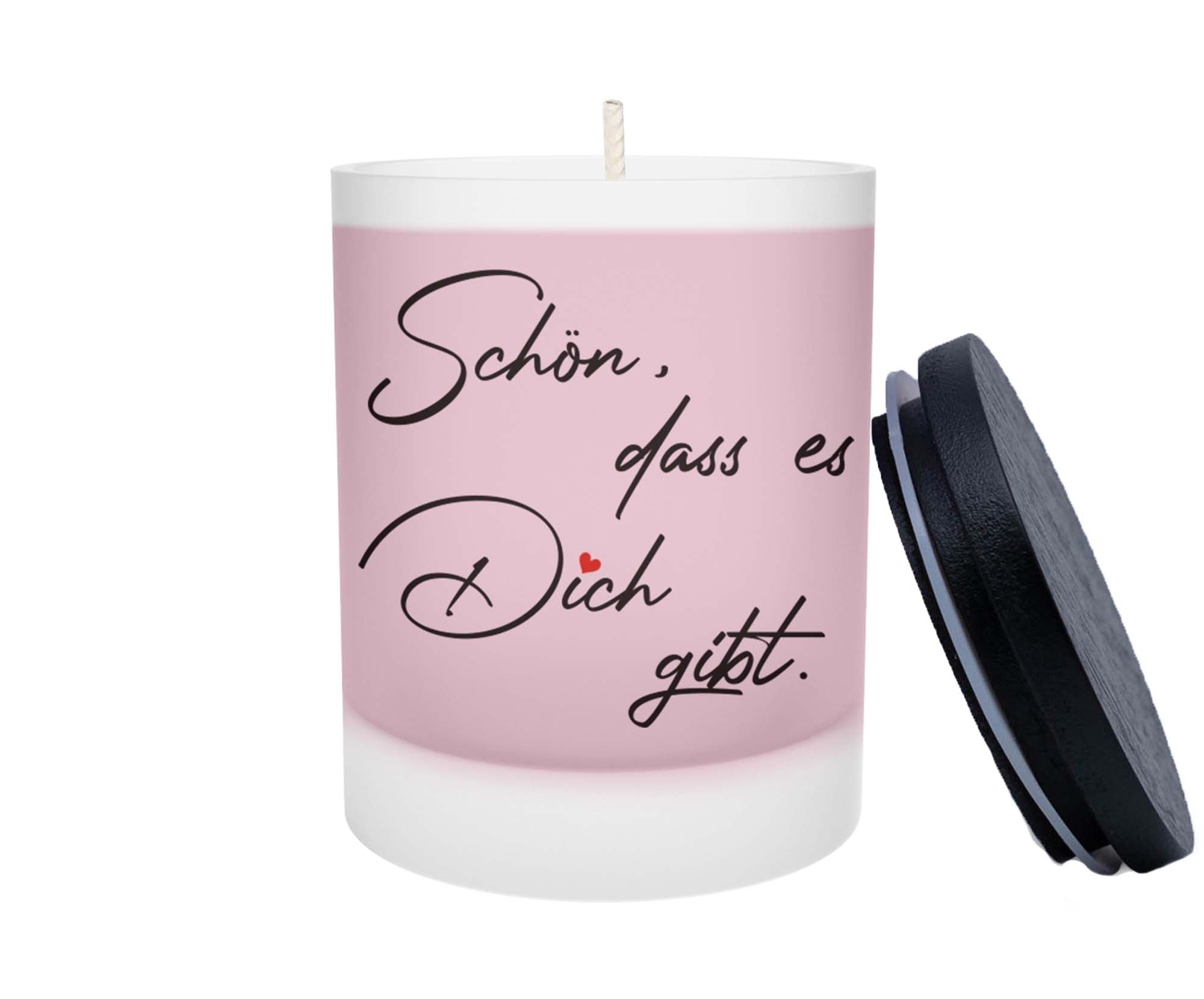 Duftkerze - Schön dass es Dich gibt