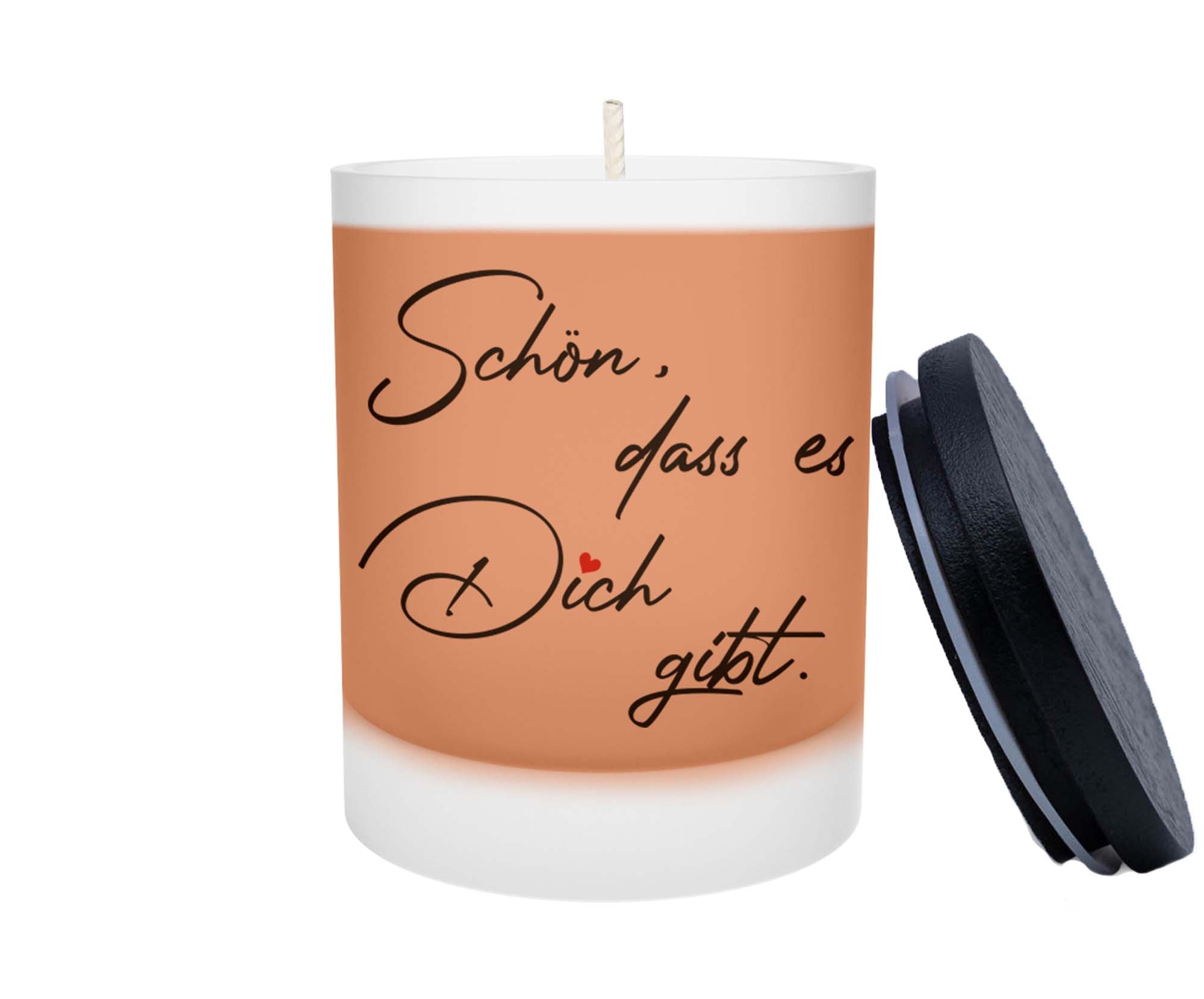 Duftkerze - Schön dass es Dich gibt