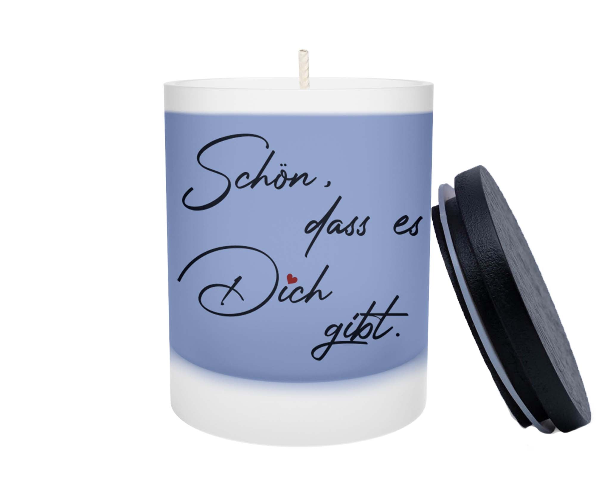 Duftkerze - Schön dass es Dich gibt