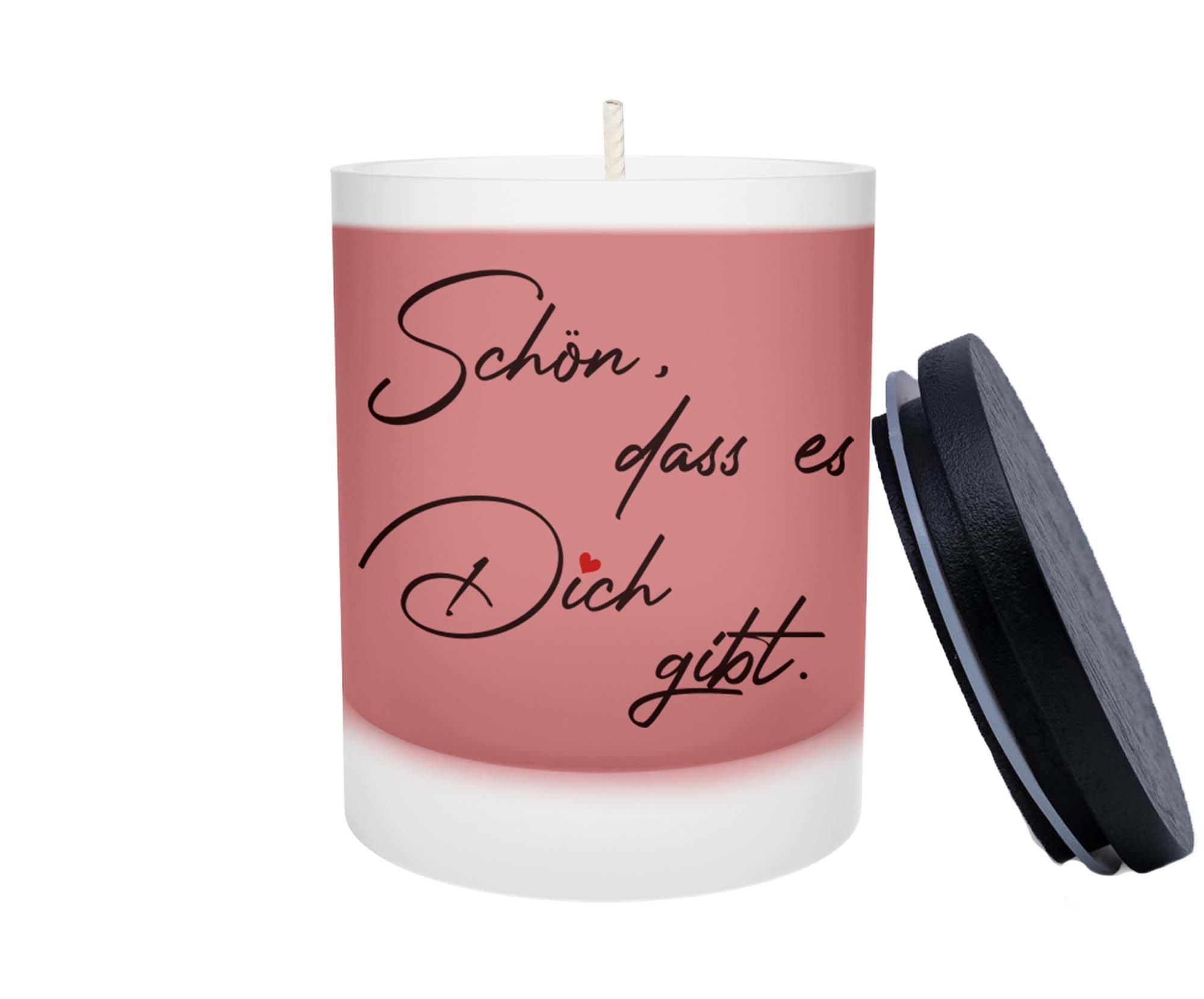 Duftkerze - Schön dass es Dich gibt