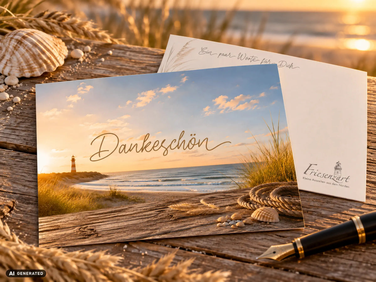 Grußkarte „Gruß aus dem Norden“ – DIN A6 von Friesenzart