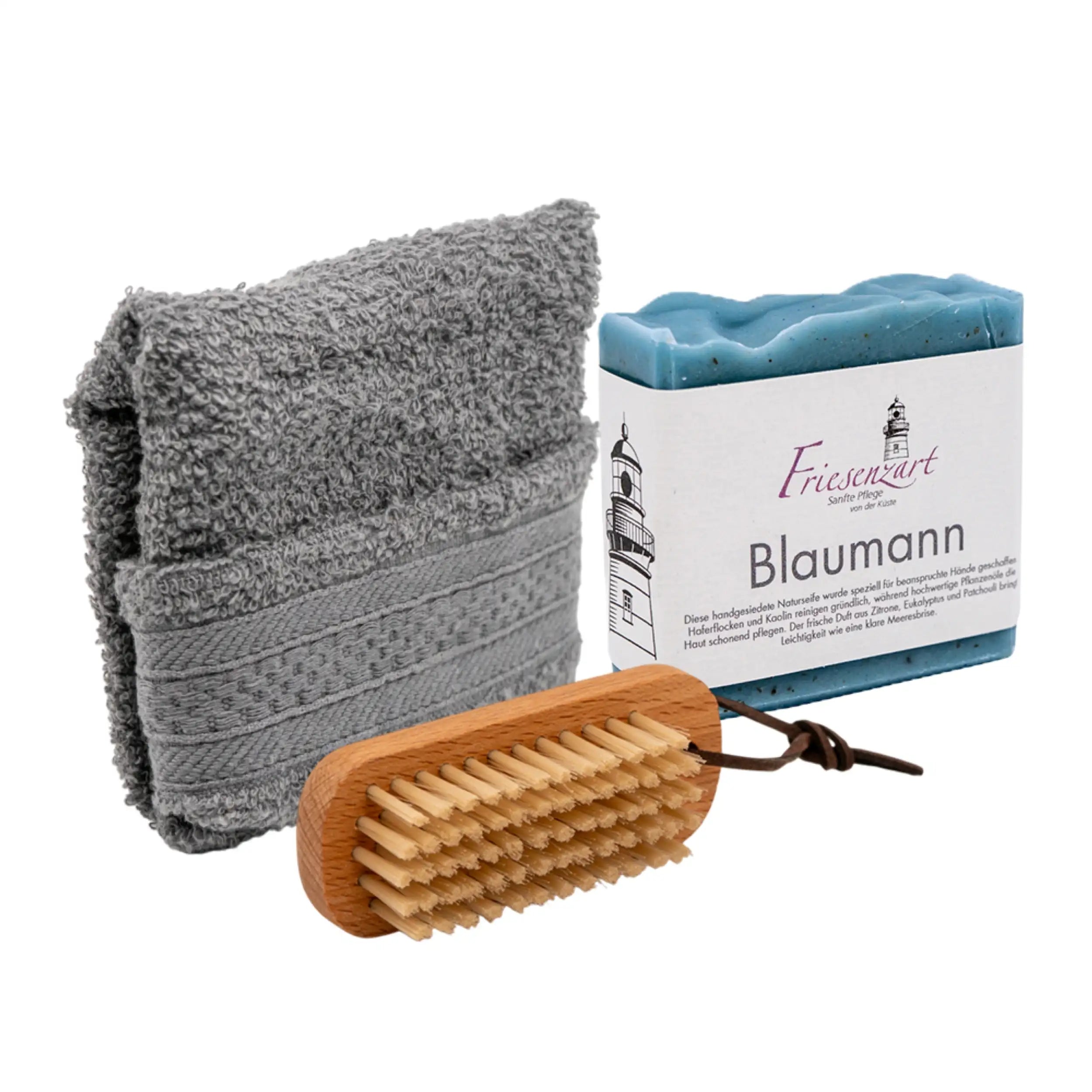 Pflegeset „Blaumann“ – Frische Klarheit für Hände & Sinne