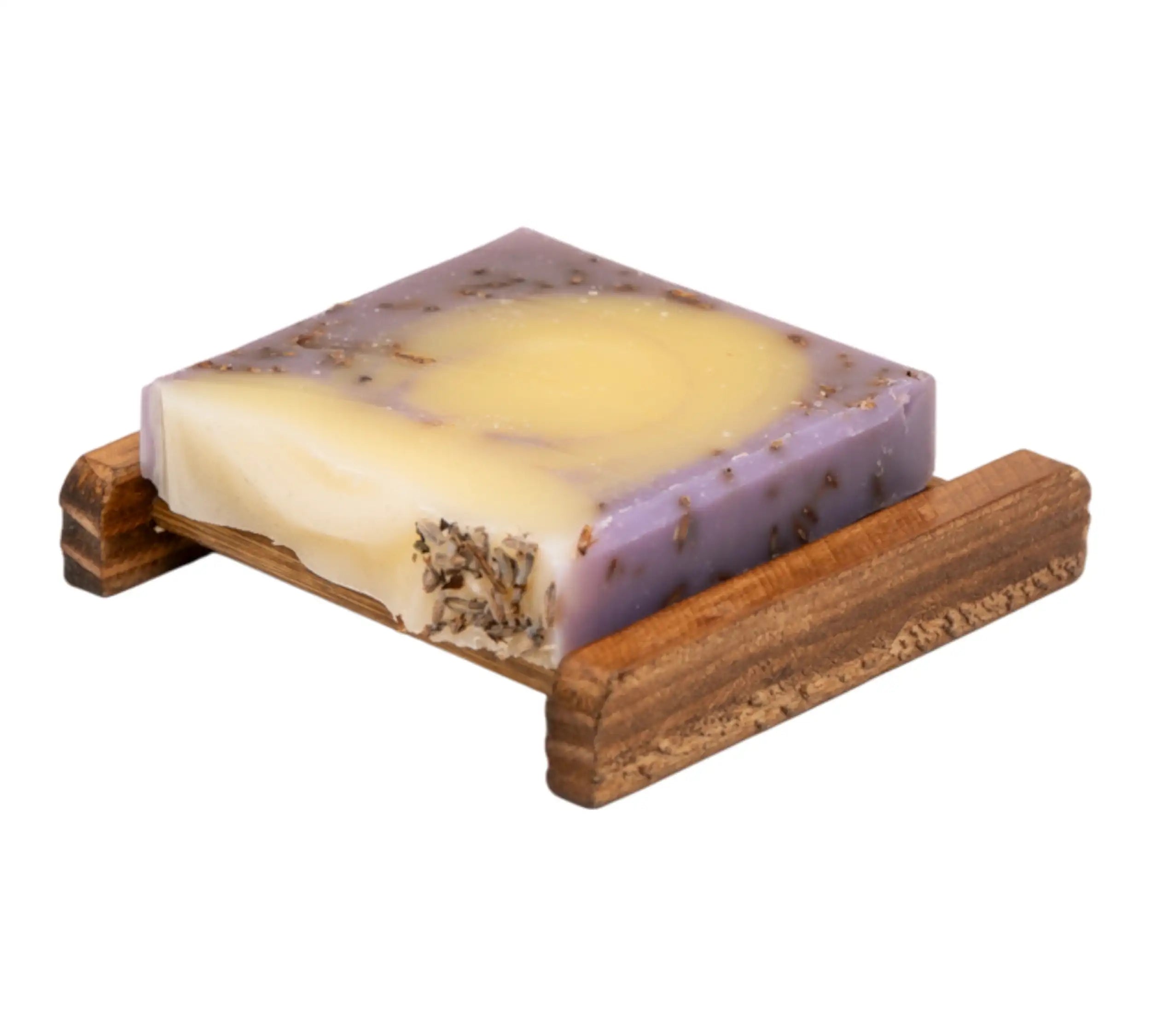 Seifengitter aus dunklem Holz – natürlich & funktional