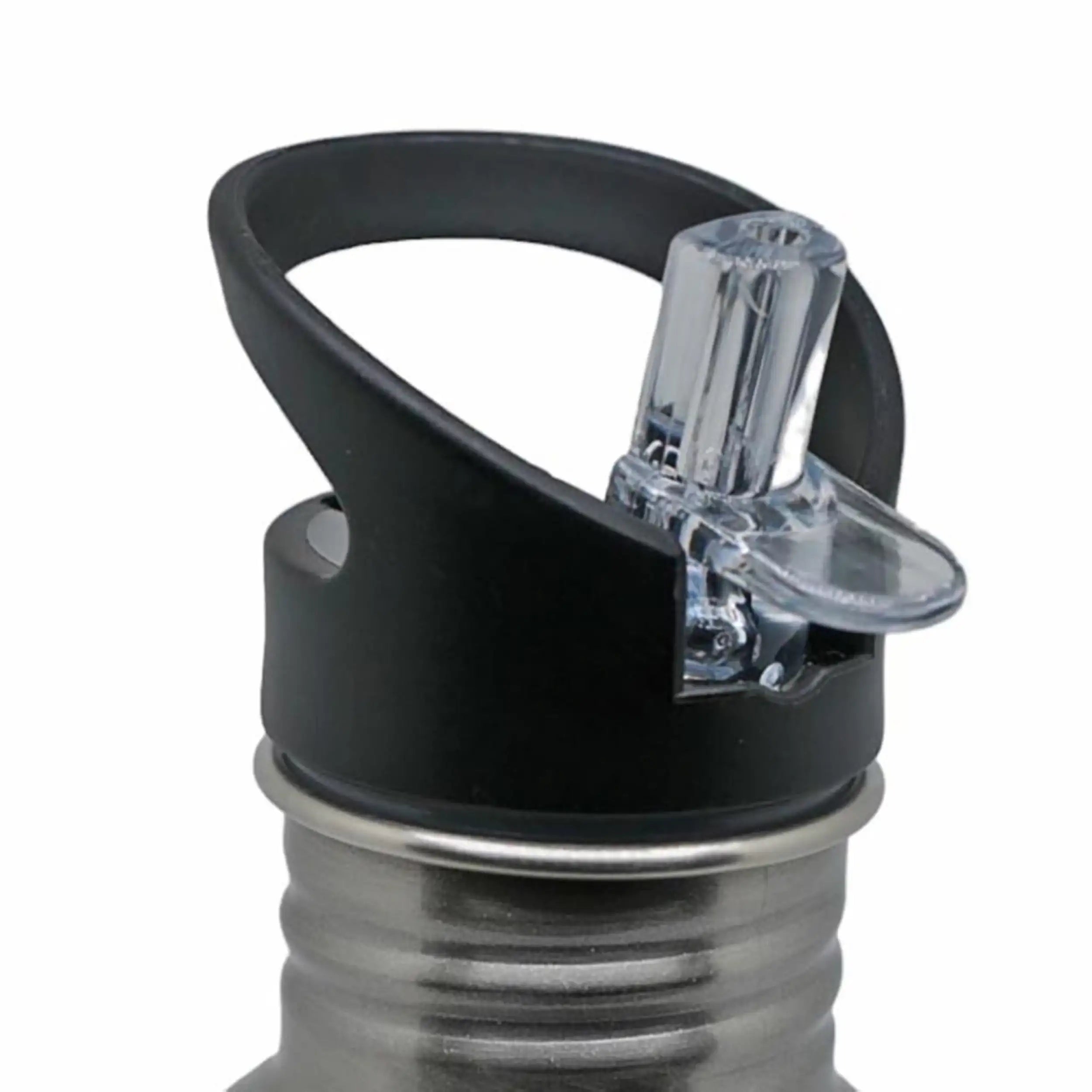 Trinkflasche mit Trinkhalm - Wenn alle das tun was ich will, kommt jeder mit mir klar!