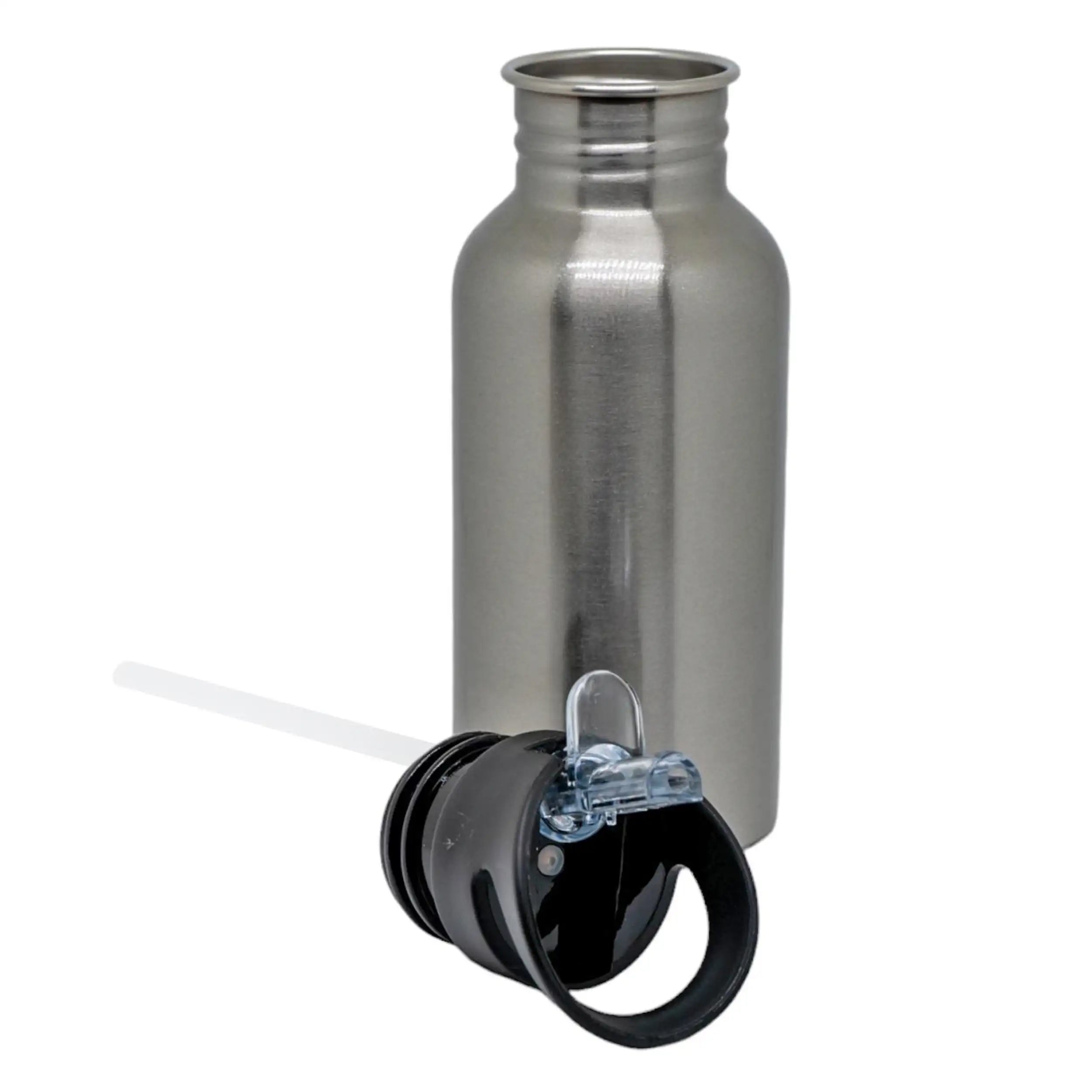 Trinkflasche mit Trinkhalm - Periodensystem