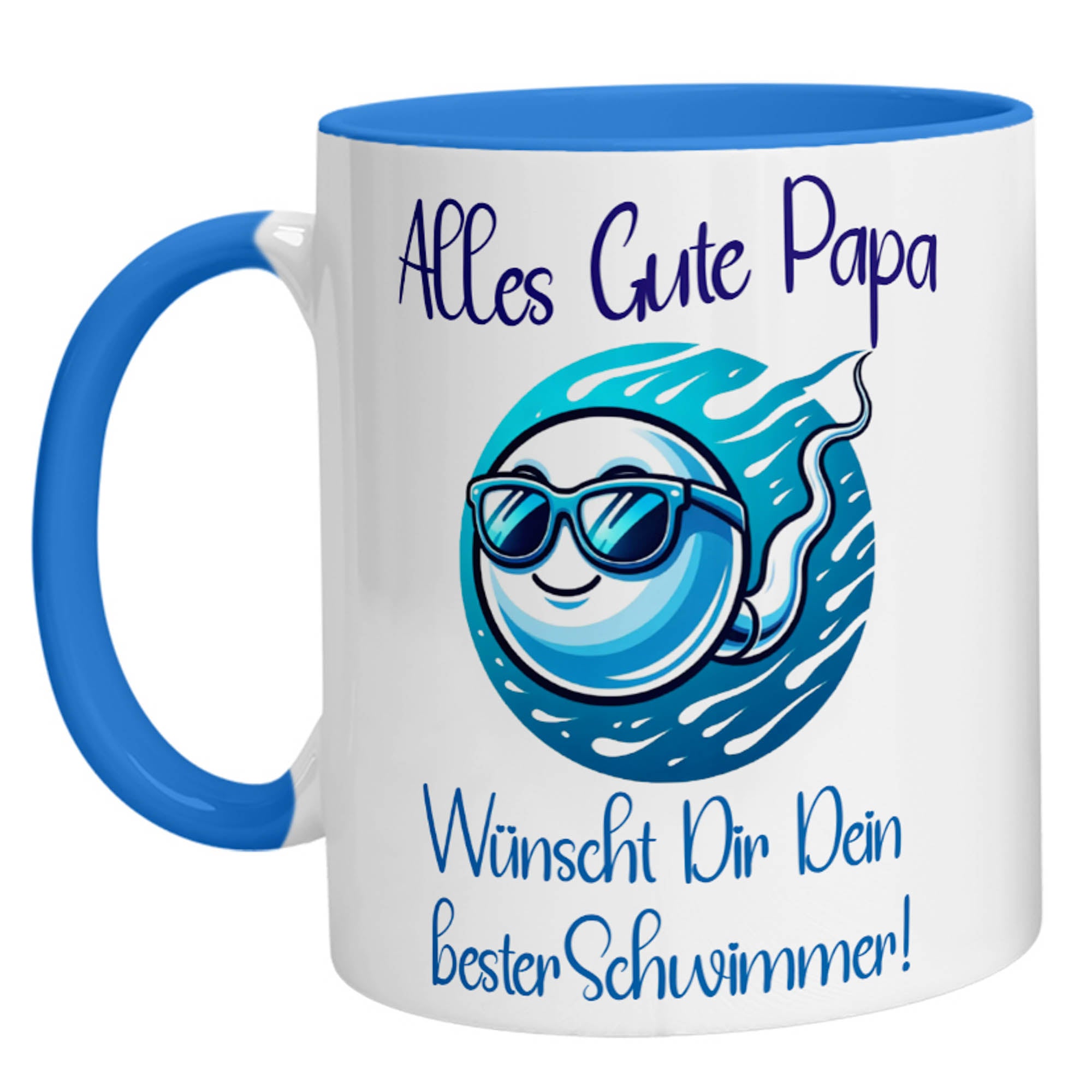 Tasse - Alles Gute Papa wünscht Dir dein bester Schwimmer! - Zwergenstick