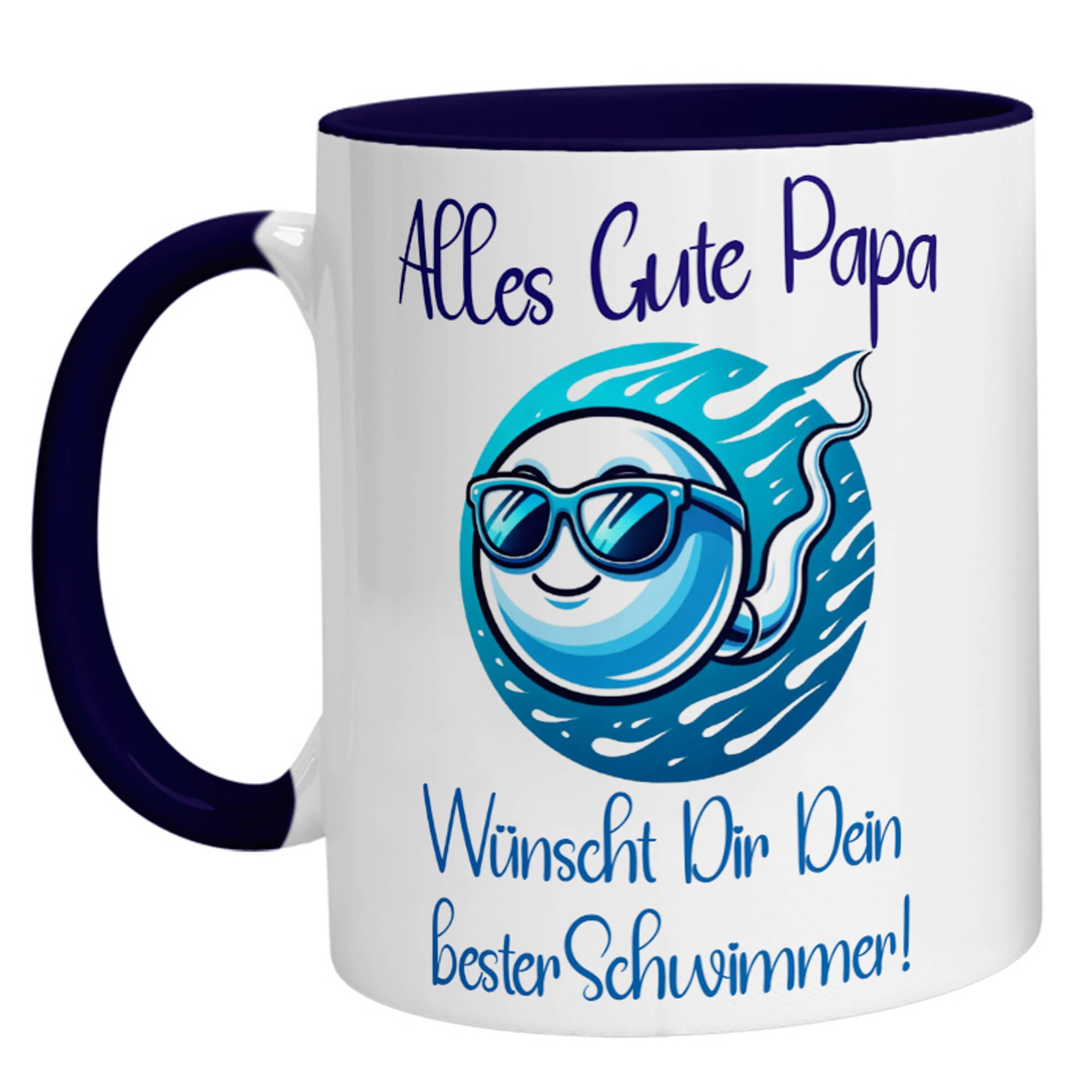 Tasse - Alles Gute Papa wünscht Dir dein bester Schwimmer! - Zwergenstick