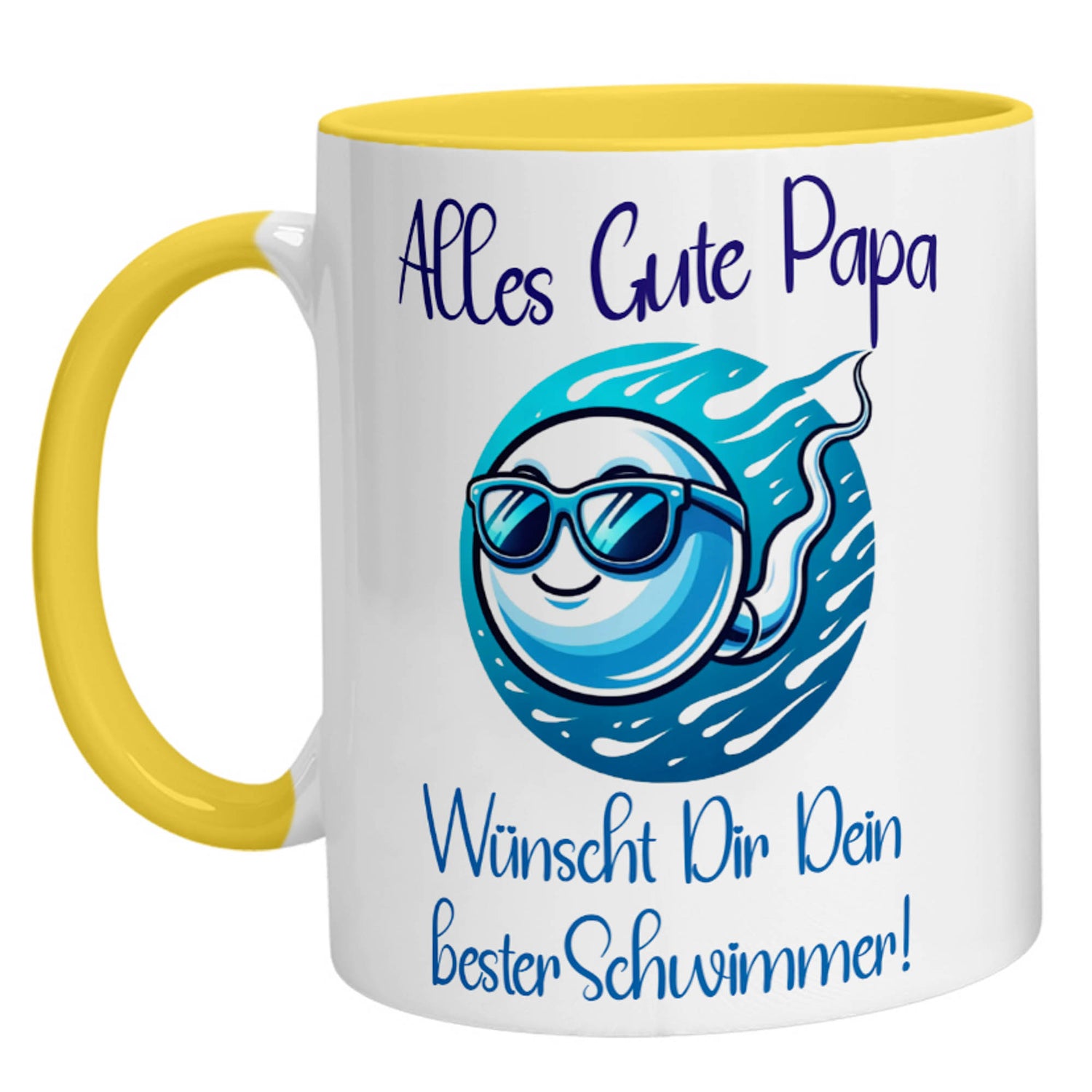 Tasse - Alles Gute Papa wünscht Dir dein bester Schwimmer! - Zwergenstick