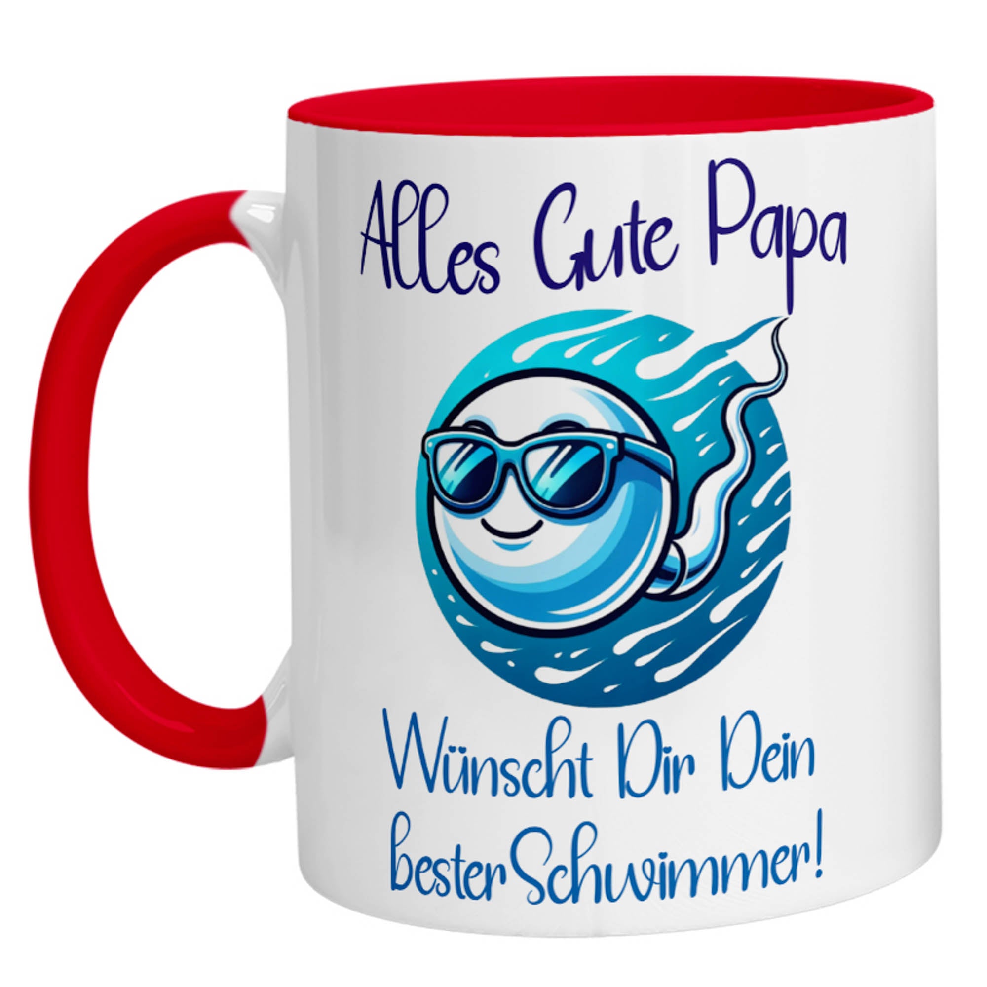 Tasse - Alles Gute Papa wünscht Dir dein bester Schwimmer! - Zwergenstick