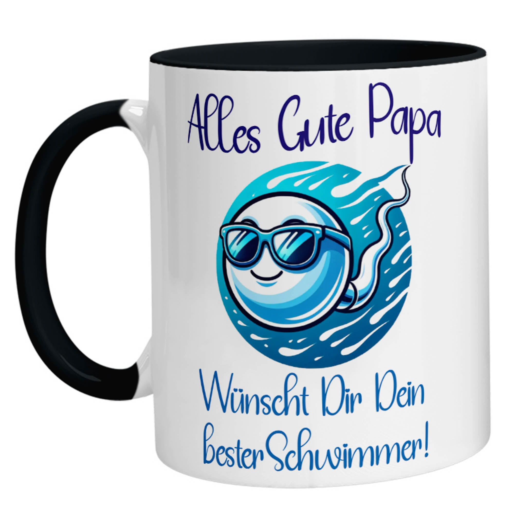 Tasse - Alles Gute Papa wünscht Dir dein bester Schwimmer! - Zwergenstick