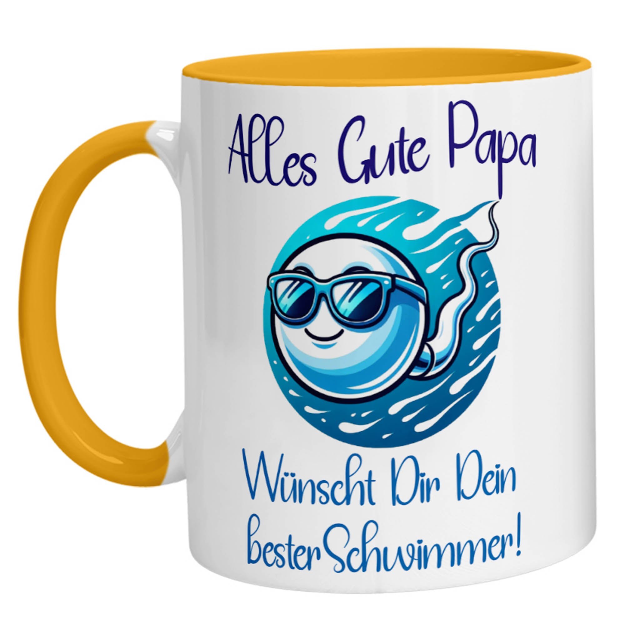 Tasse - Alles Gute Papa wünscht Dir dein bester Schwimmer! - Zwergenstick