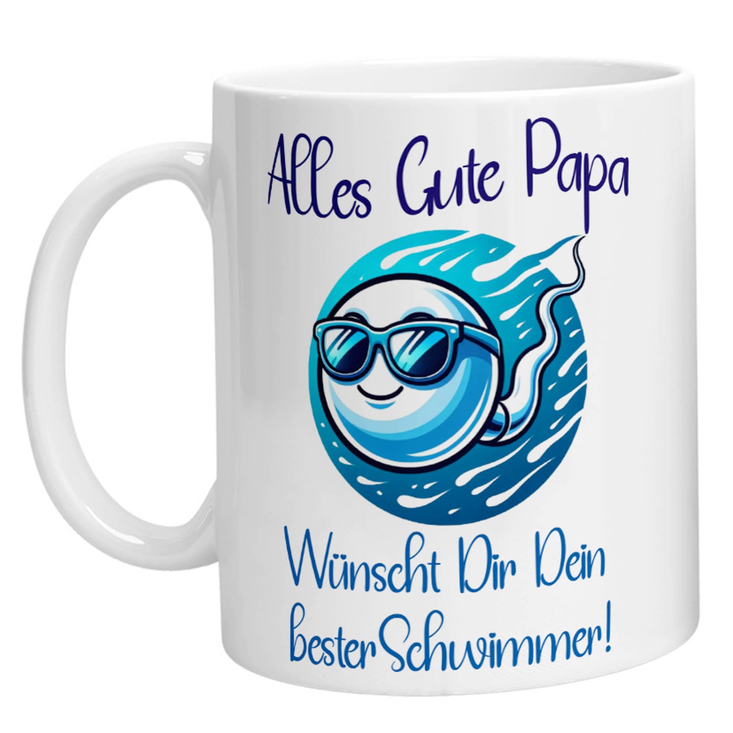 Tasse - Alles Gute Papa wünscht Dir dein bester Schwimmer! - Zwergenstick