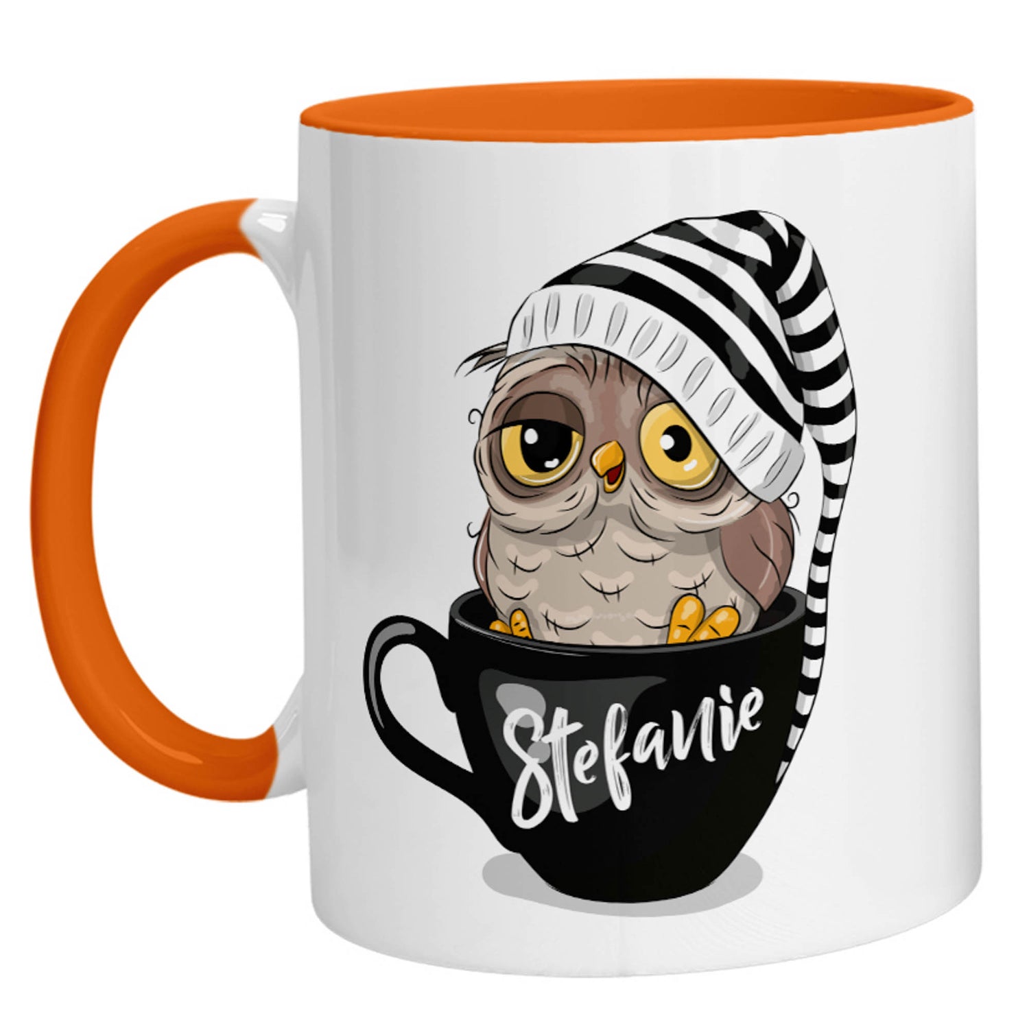 Tasse - Namenstasse Eule in Tasse (Personalisiert) - Zwergenstick