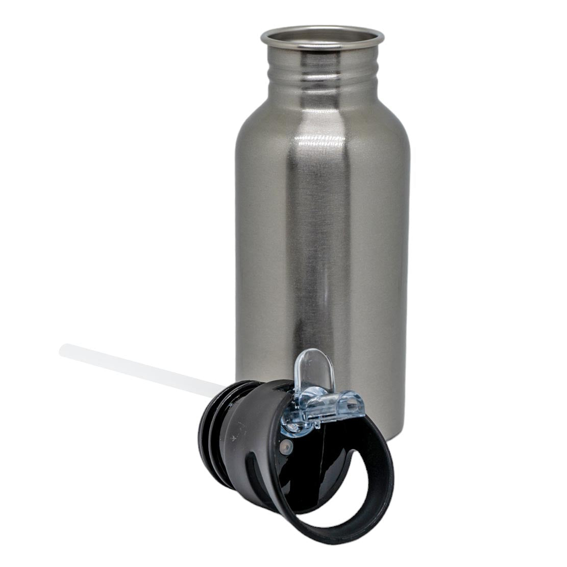 Personalisierbare Kinder-Trinkflasche mit süßem Einhorn in Love-Design