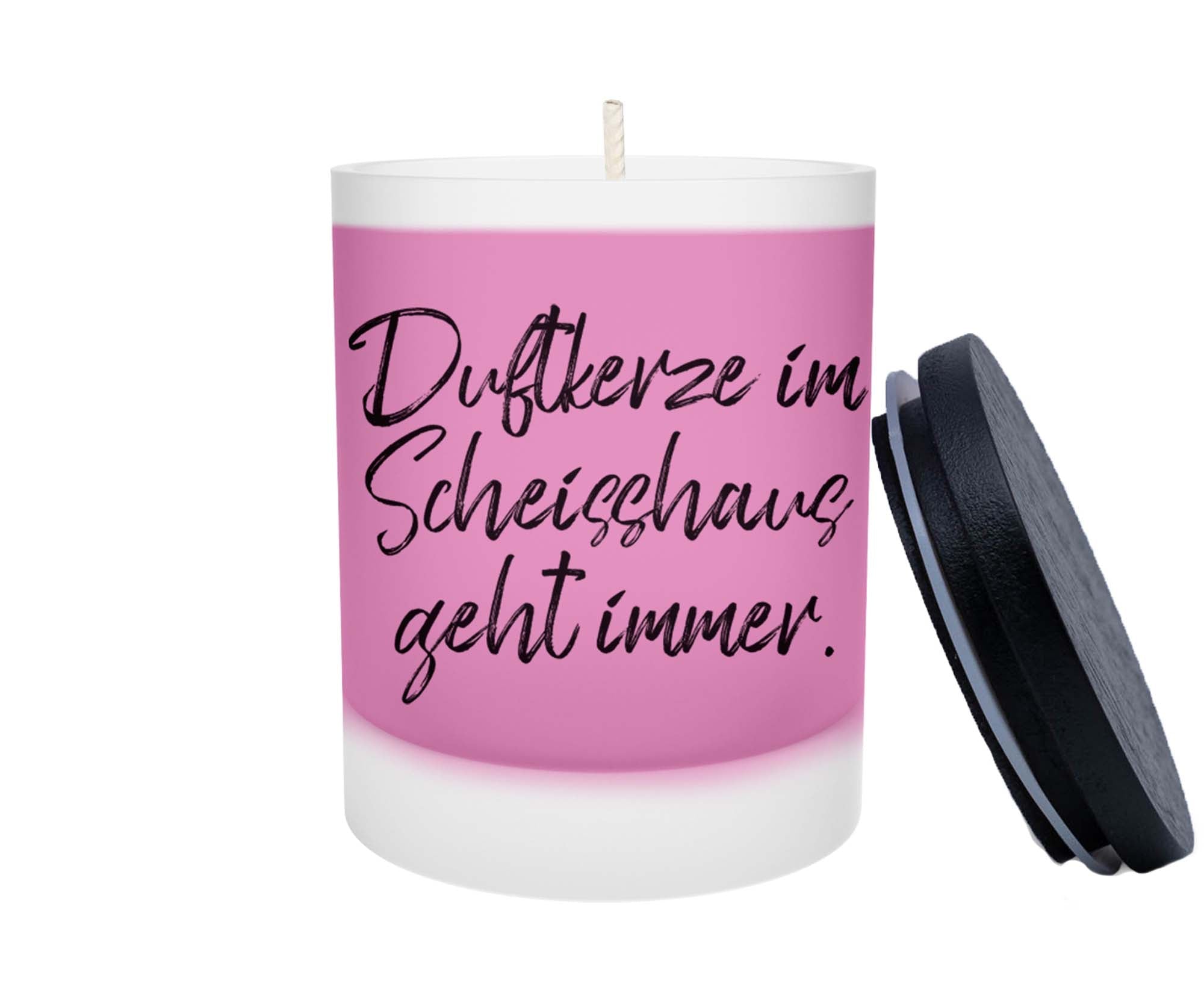 Duftkerze - Duftkerze im Scheisshaus geht immer - Zwergenstick