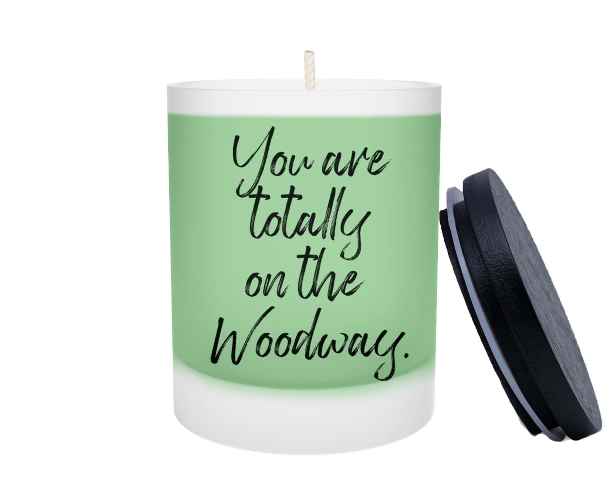 Duftkerze - You are totally on the Woodway - Zwergenstick