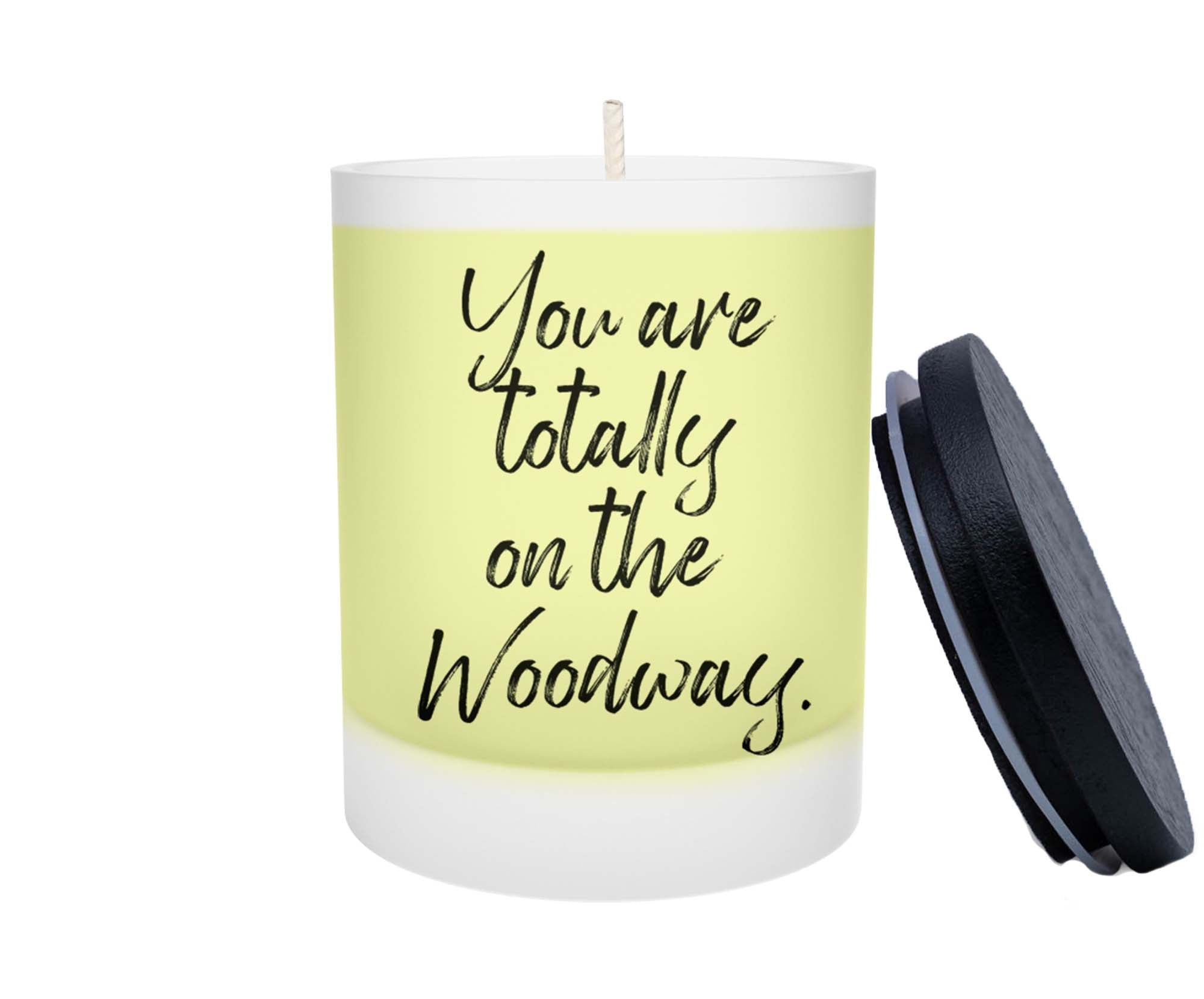 Duftkerze - You are totally on the Woodway - Zwergenstick