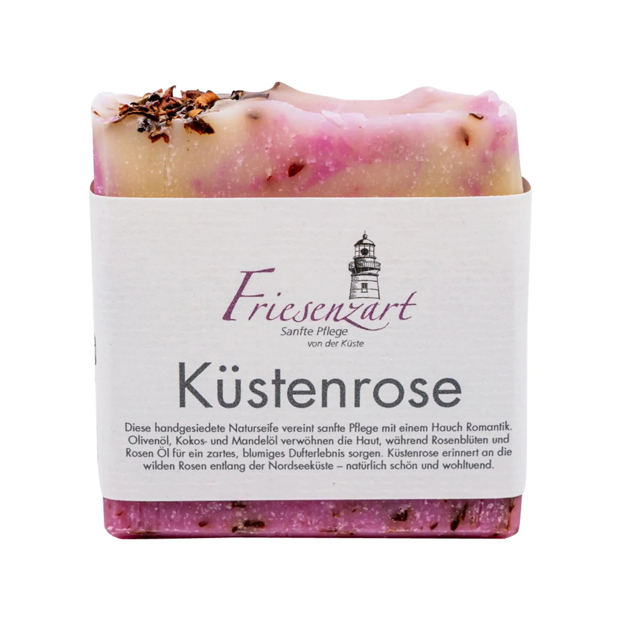 Küstenrose – Zart duftende Rosenseife mit Blütennote - Zwergenstick