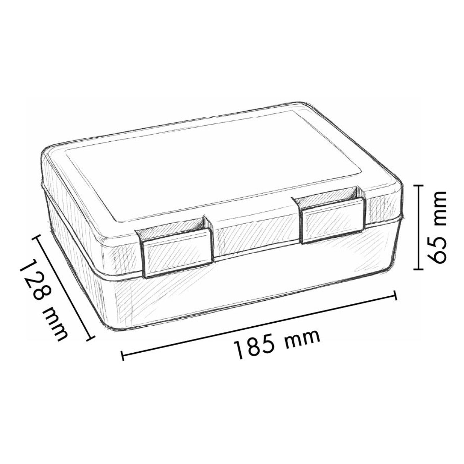 Personalisierte Brotdose mit Einhorn in Love - Motiv - Zwergenstick