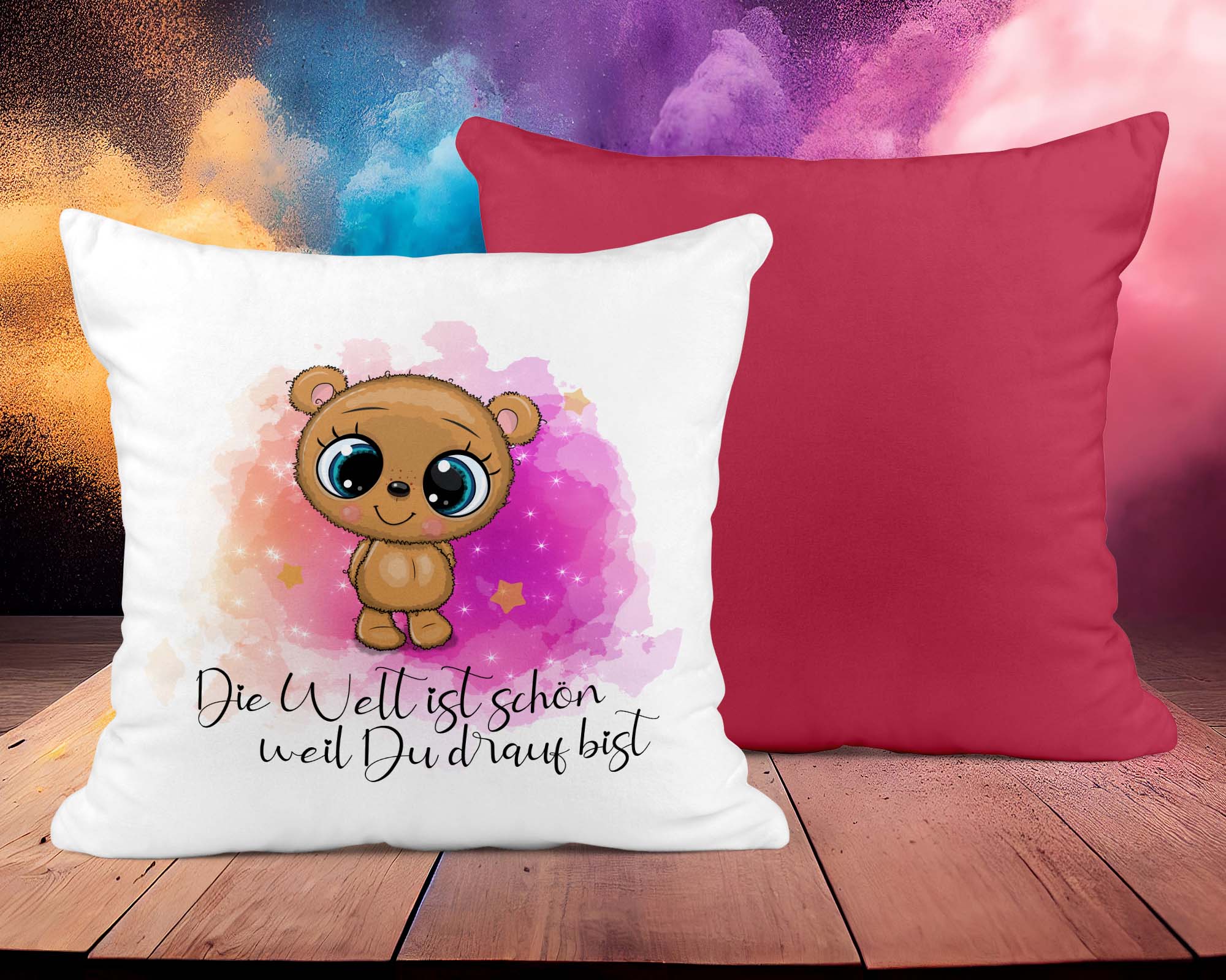 Herzliches Botschafts-Kissen &