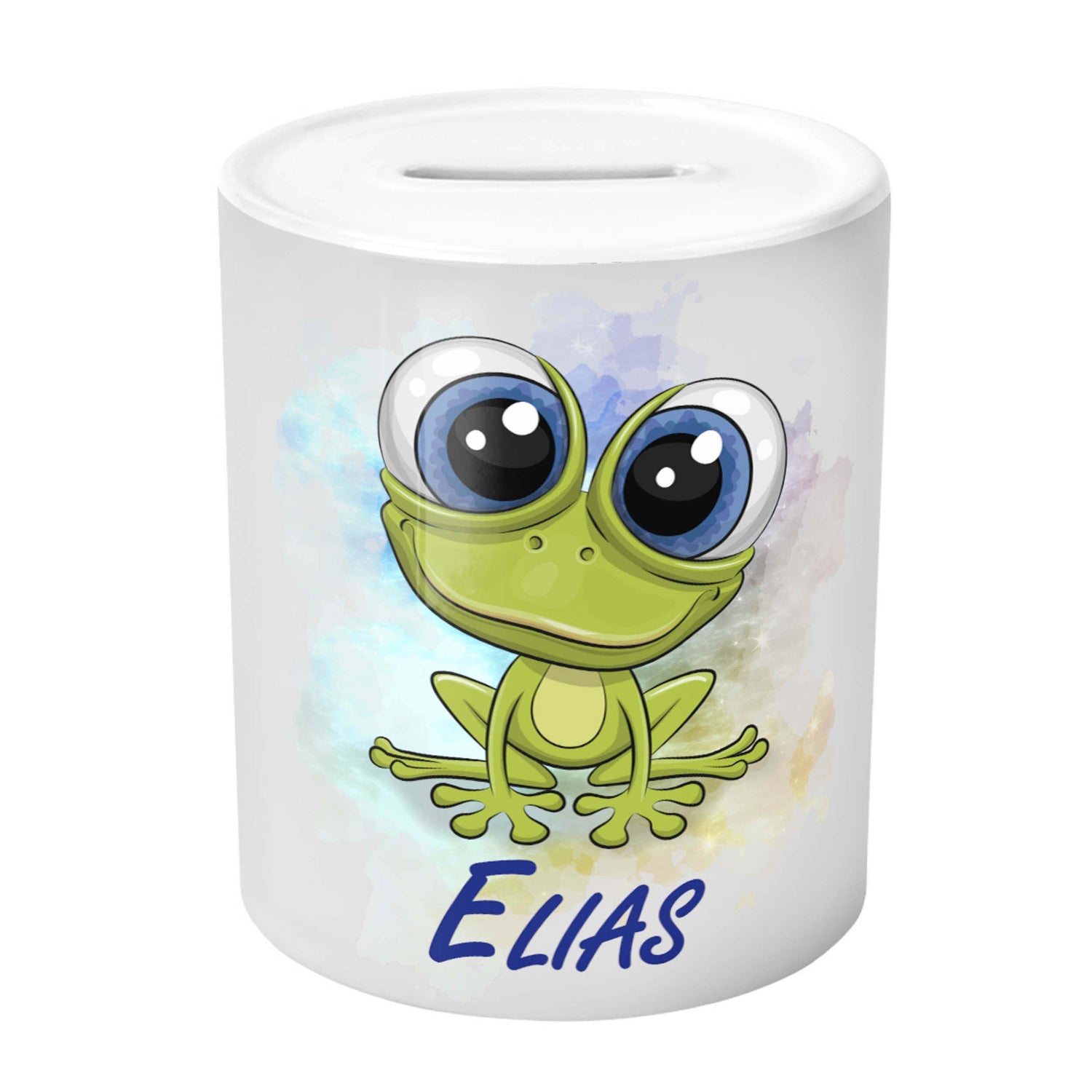 Spardose - Frosch mit Namen (Personalisiert) - Zwergenstick