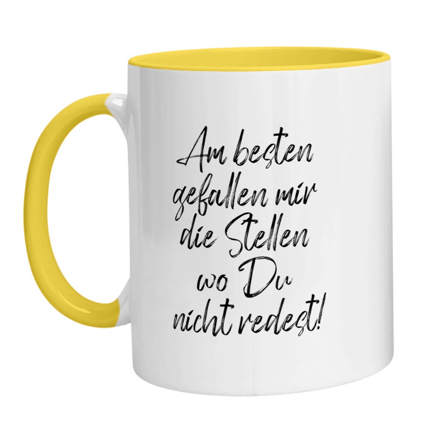 Tasse - Am besten gefallen mir die Stellen wo Du nicht redest - Zwergenstick