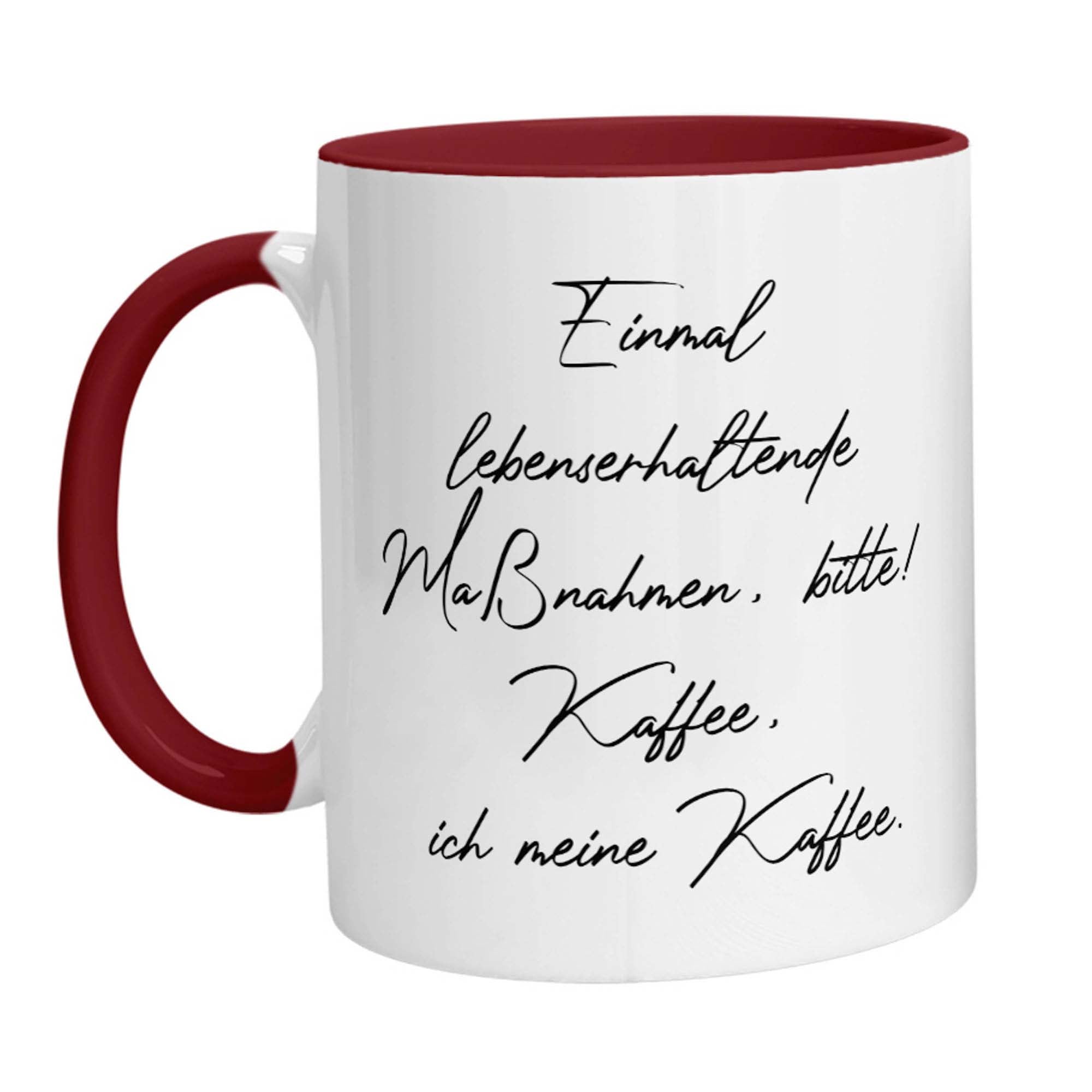 Tasse - Einmal lebenserhaltende Maßnahmen, bitte! Kaffee, ich meine Kaffee - Zwergenstick