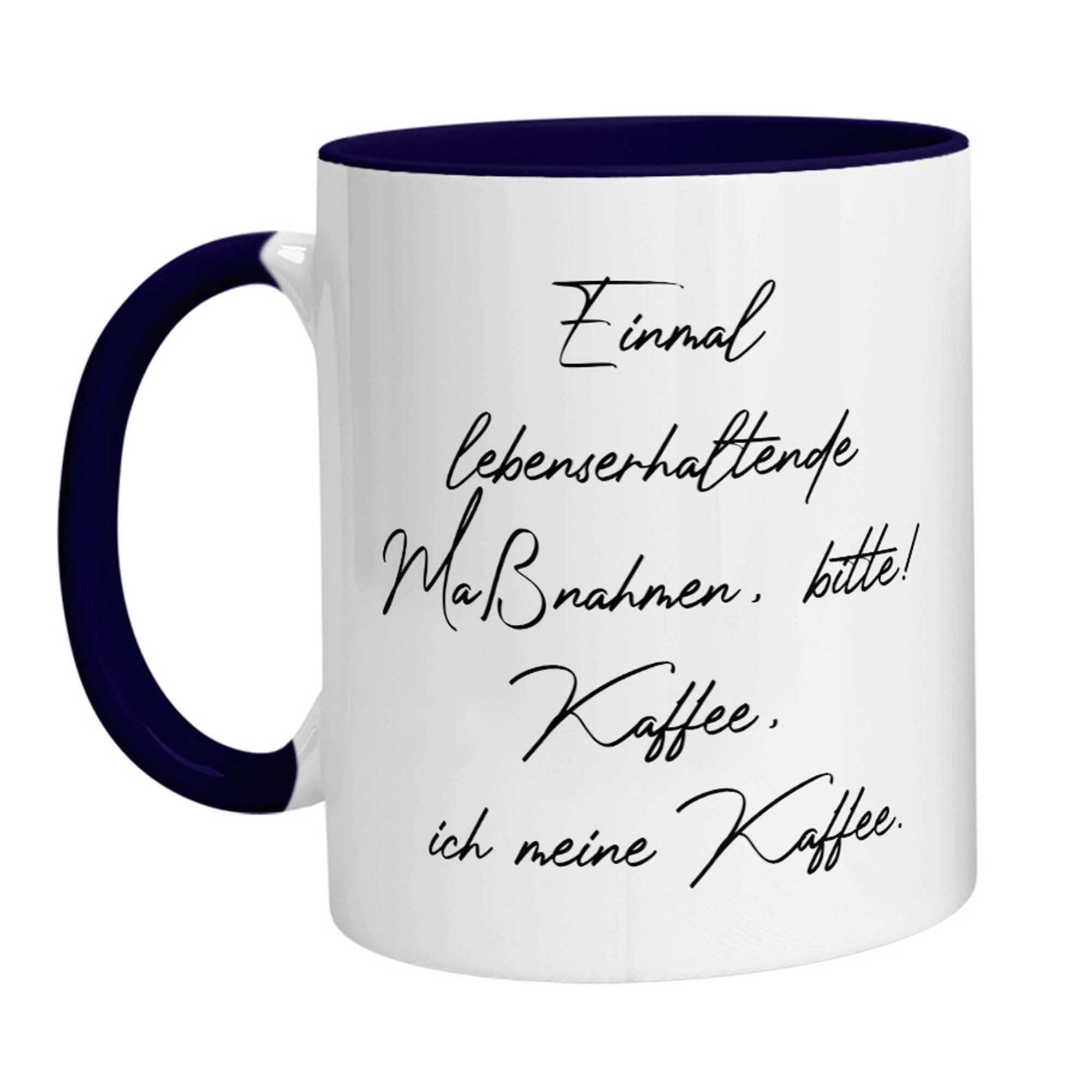 Tasse - Einmal lebenserhaltende Maßnahmen, bitte! Kaffee, ich meine Kaffee - Zwergenstick