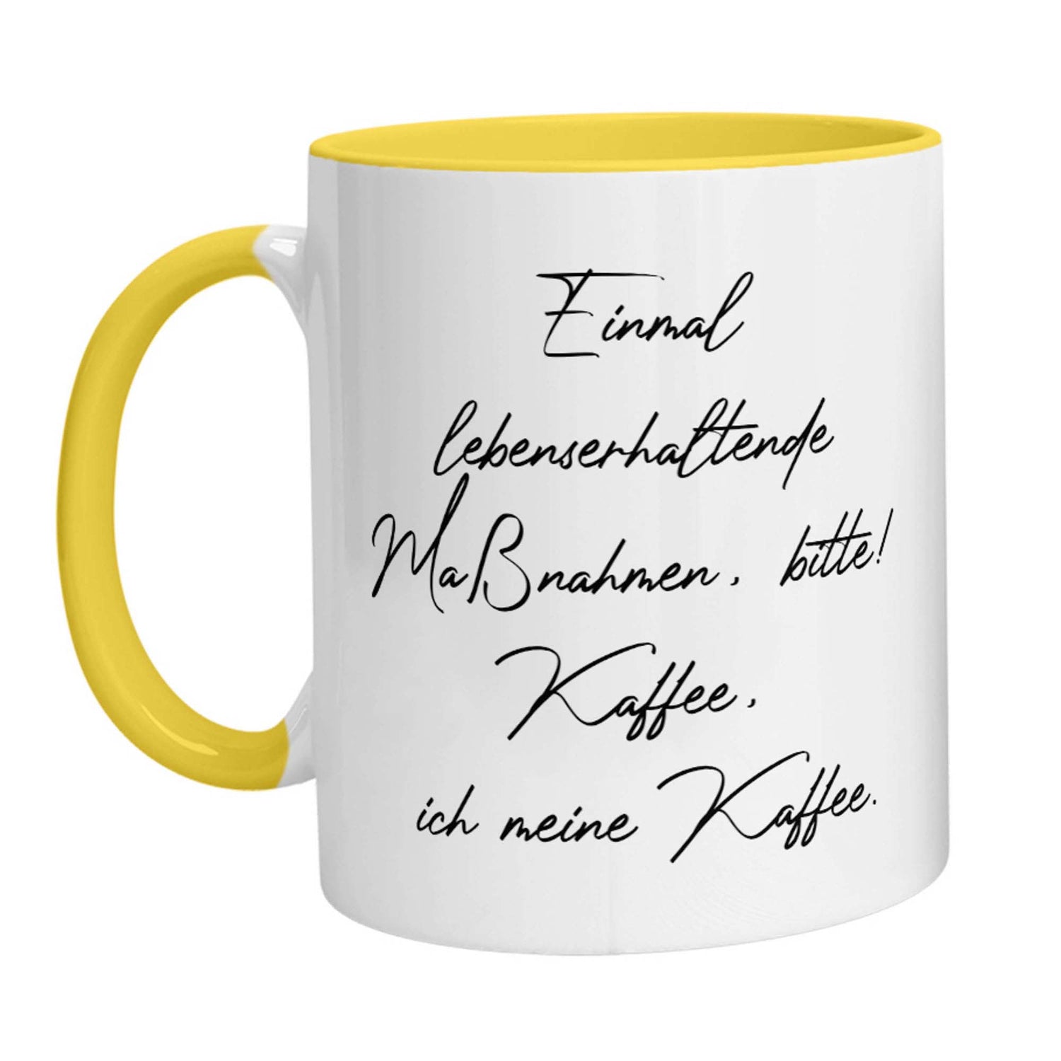 Tasse - Einmal lebenserhaltende Maßnahmen, bitte! Kaffee, ich meine Kaffee - Zwergenstick