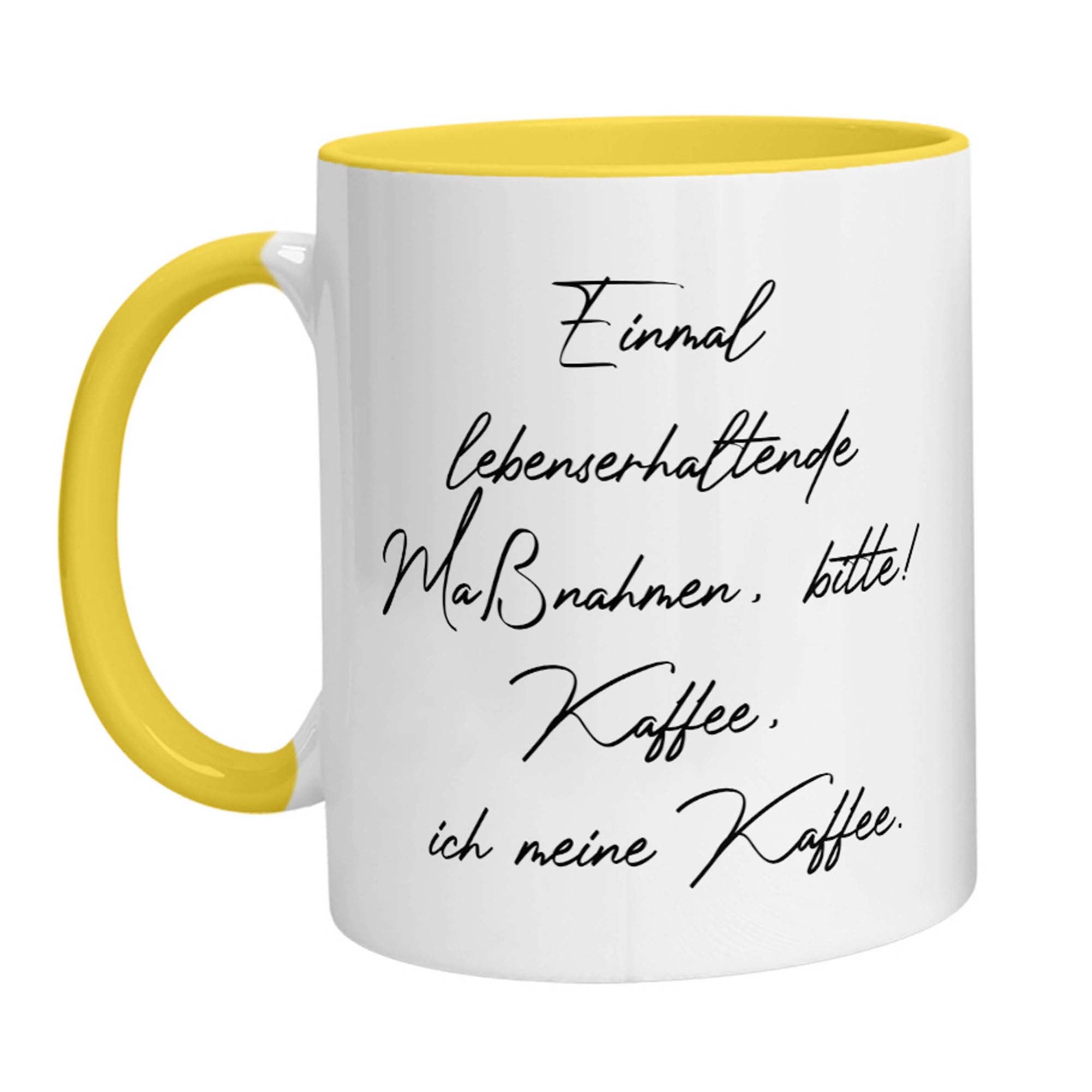 Tasse - Einmal lebenserhaltende Maßnahmen, bitte! Kaffee, ich meine Kaffee - Zwergenstick