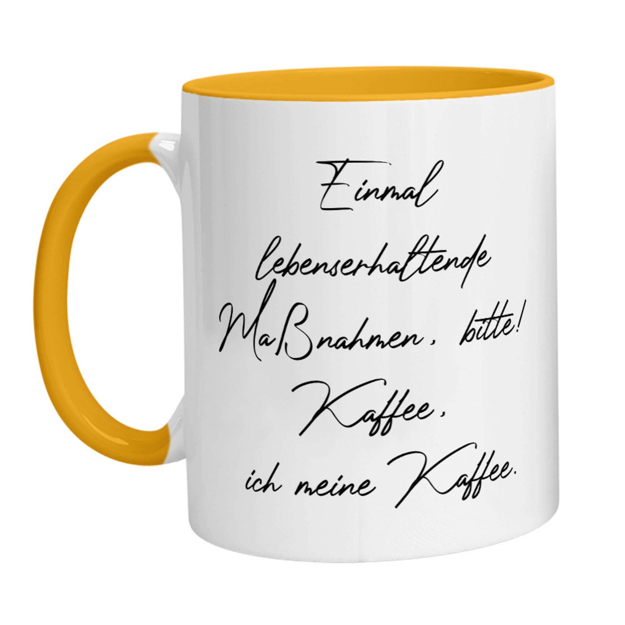Tasse - Einmal lebenserhaltende Maßnahmen, bitte! Kaffee, ich meine Kaffee - Zwergenstick
