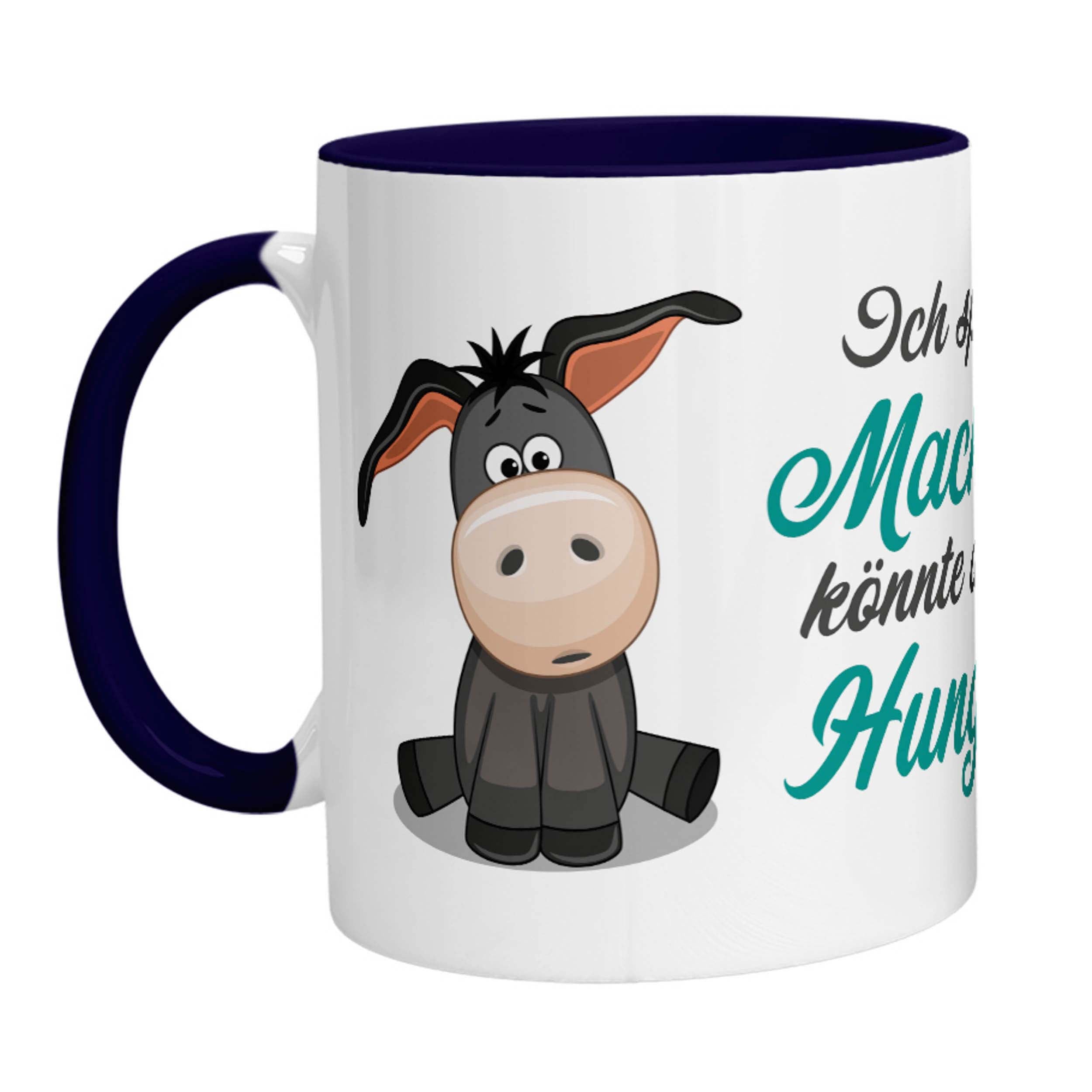 Tasse - Esel Ich spüre die Macht in mir, könnte aber auch Hunger sein. - Zwergenstick