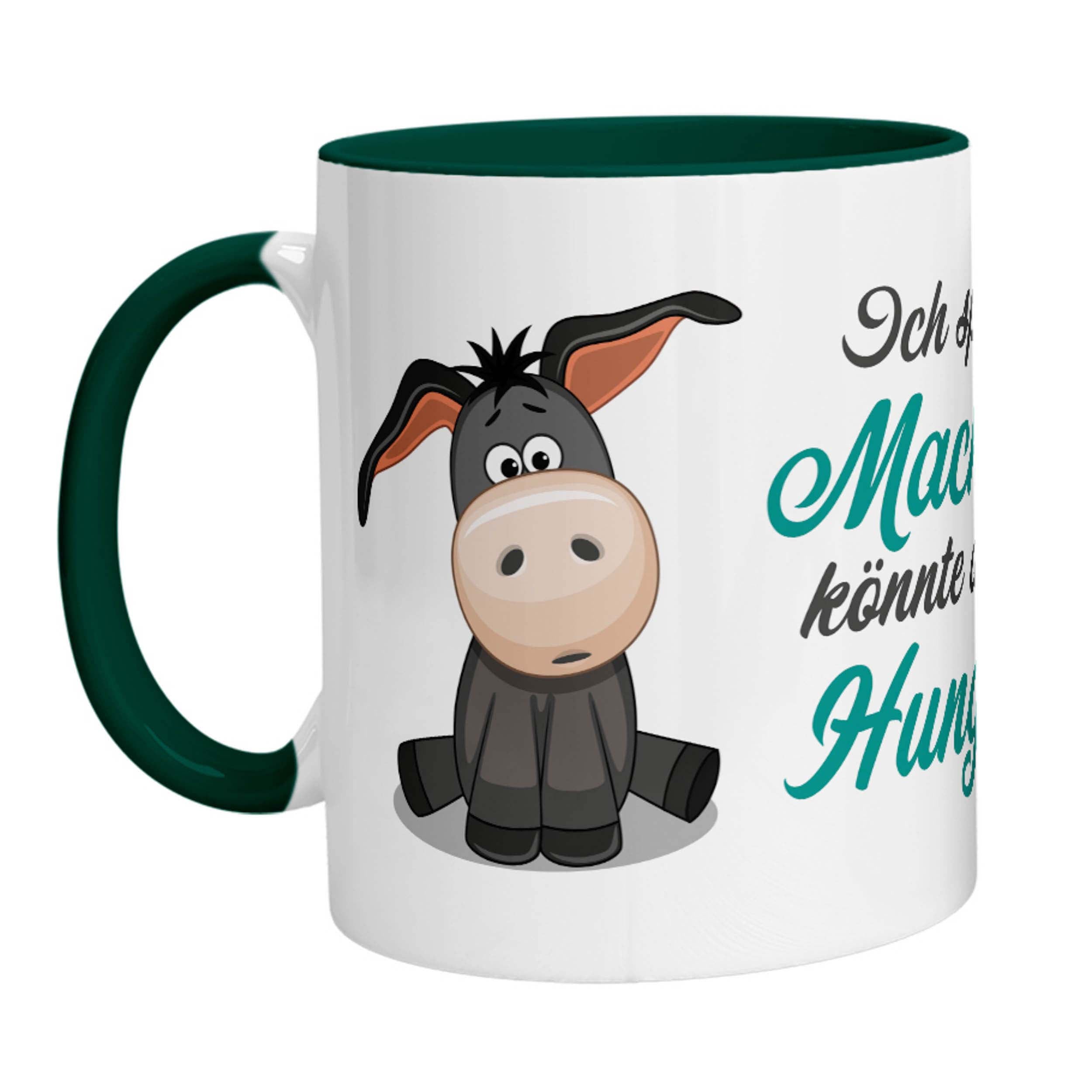 Tasse - Esel Ich spüre die Macht in mir, könnte aber auch Hunger sein. - Zwergenstick